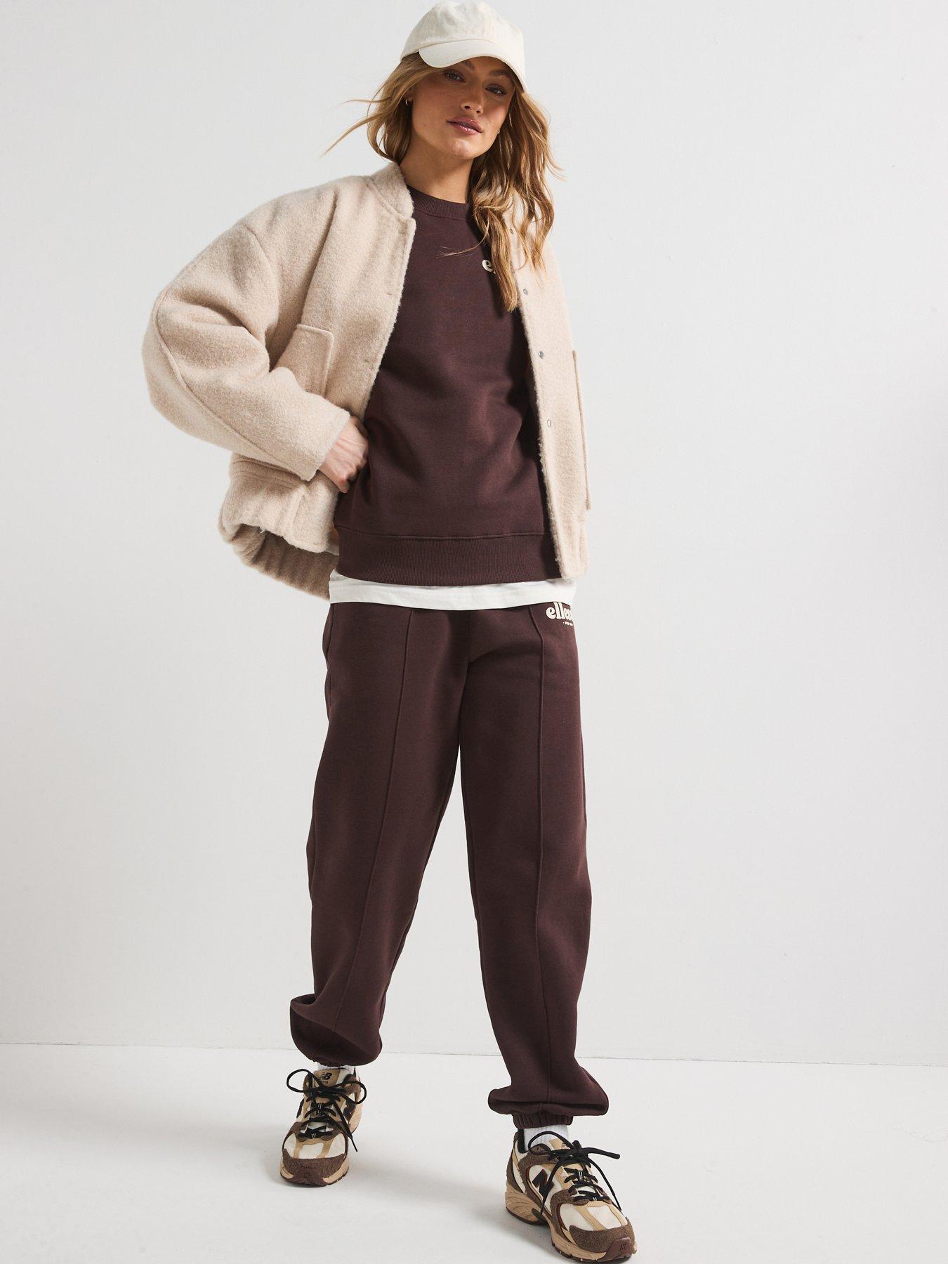 Image 3 of 6 of Ellesse Womens Affogato Sweatshirt - Brown