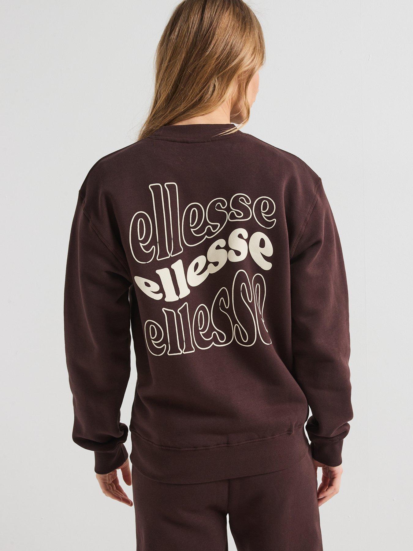 Image 5 of 6 of Ellesse Womens Affogato Sweatshirt - Brown