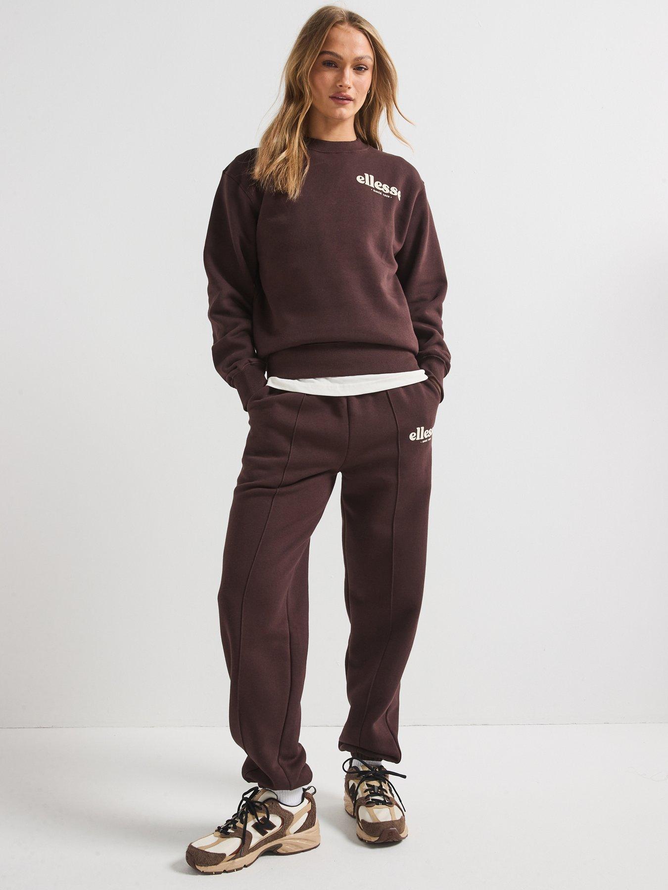Image 6 of 6 of Ellesse Womens Affogato Sweatshirt - Brown