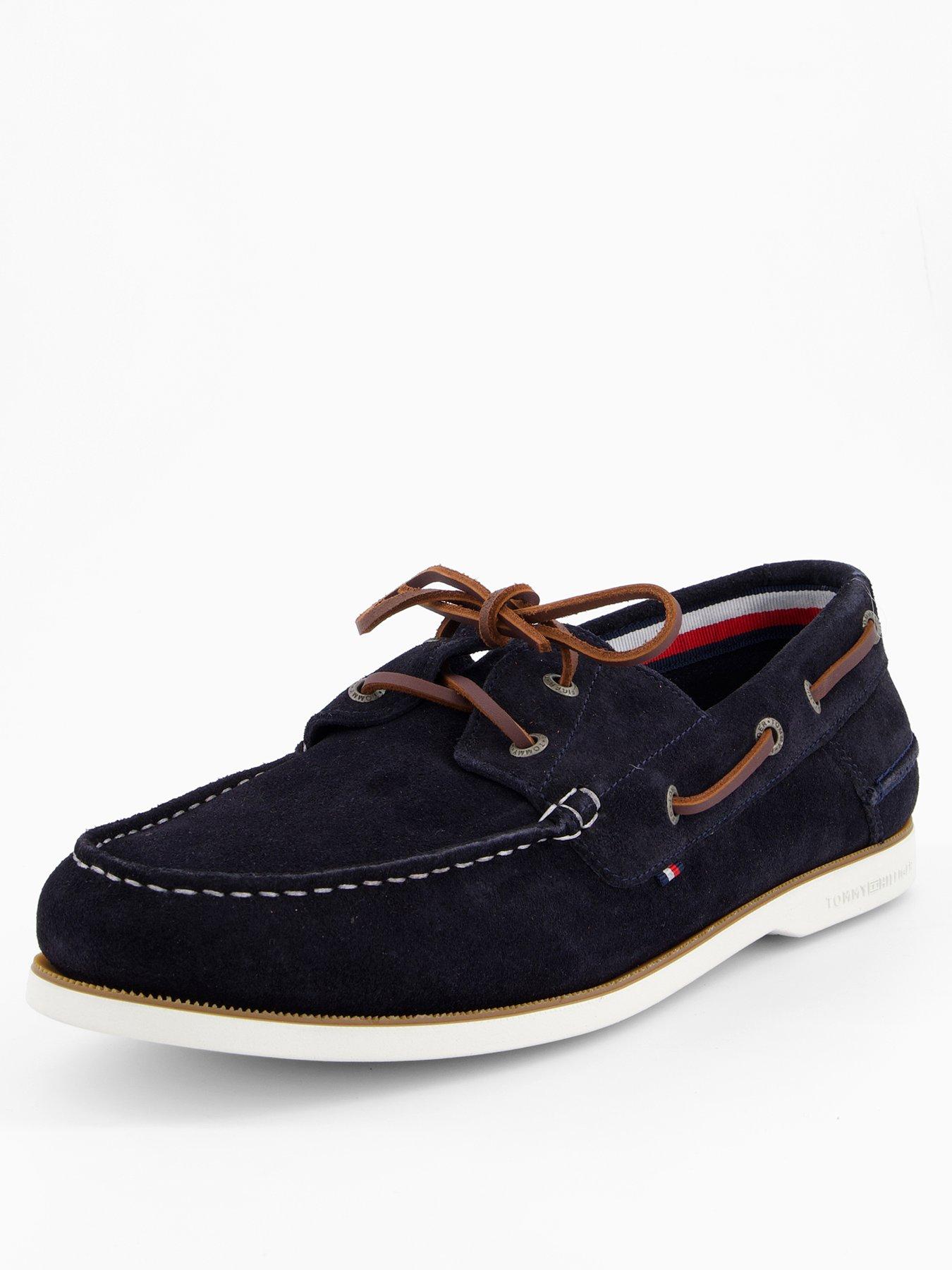 tommy-hilfiger-th-core-suede-boat-shoes-navystillFront