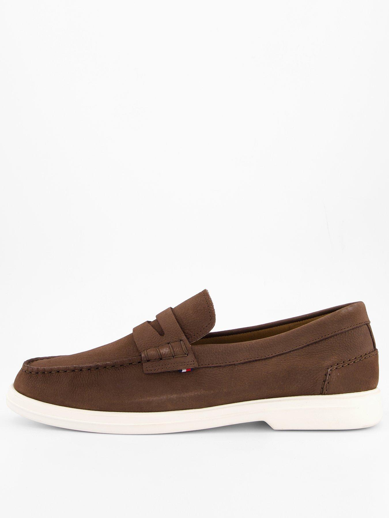 Tommy Hilfiger Nubuck Loafers - Brown