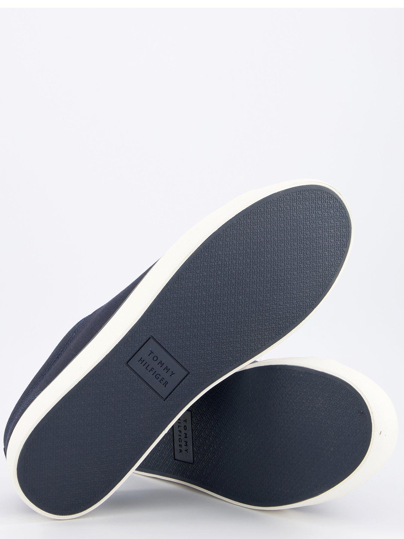 tommy-hilfiger-hi-vulc-low-core-canvas-trainers-navydetail