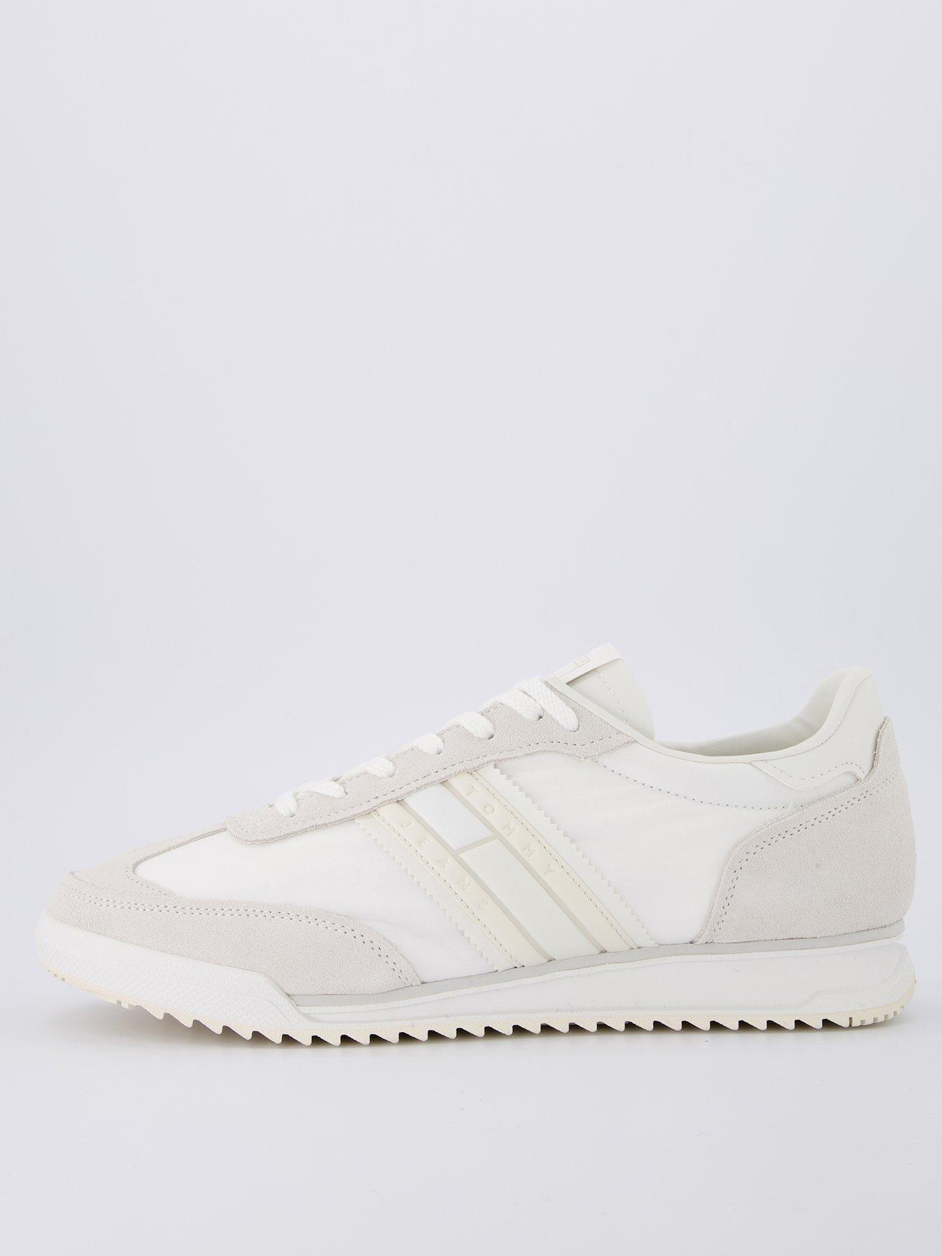 Image of Tommy Jeans Tommy Jeans Retro Runner Cleated Trainer - Off White