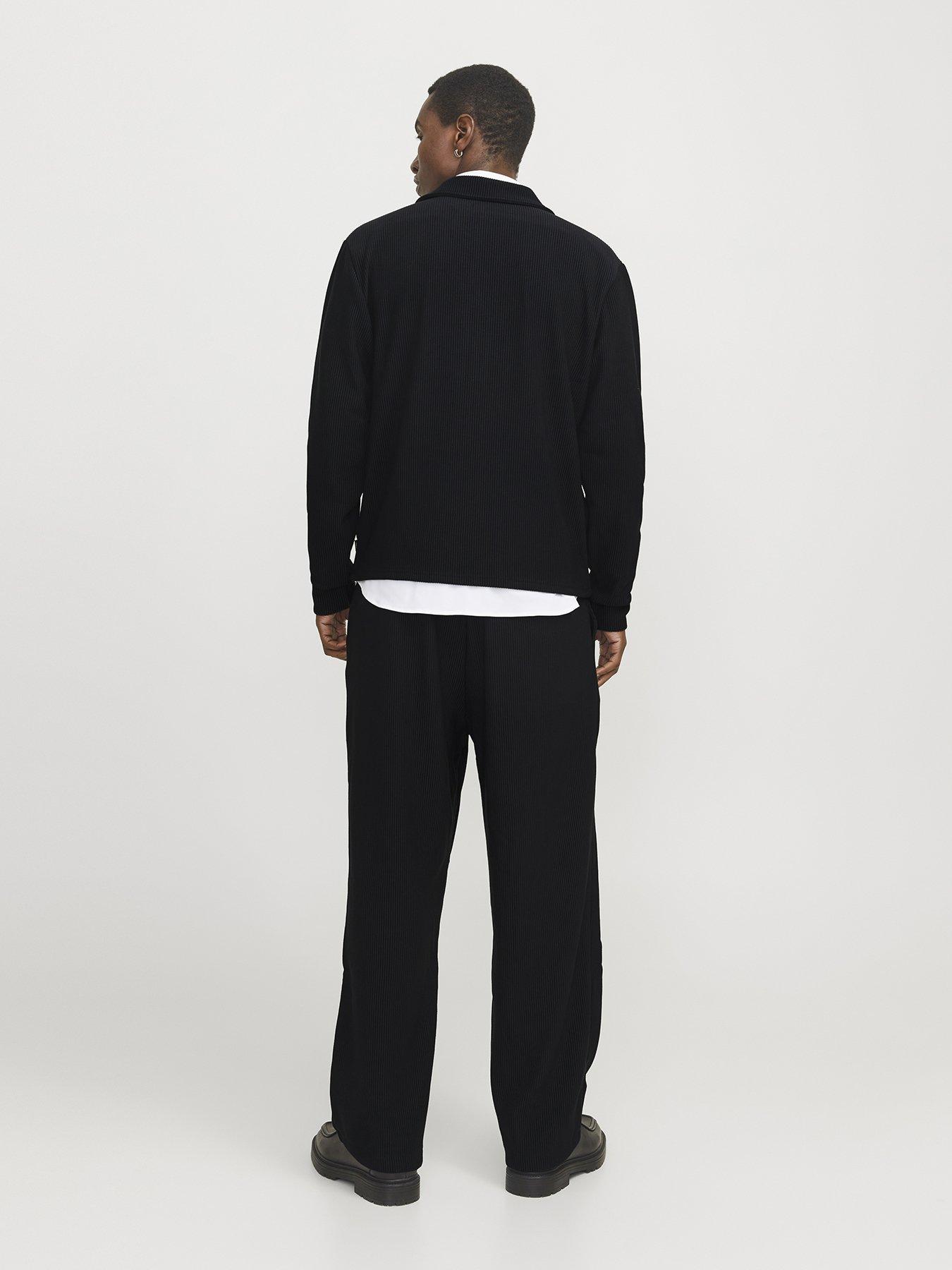 Image 2 of 6 of Jack & Jones Rick Zip Through Overshirt - Black