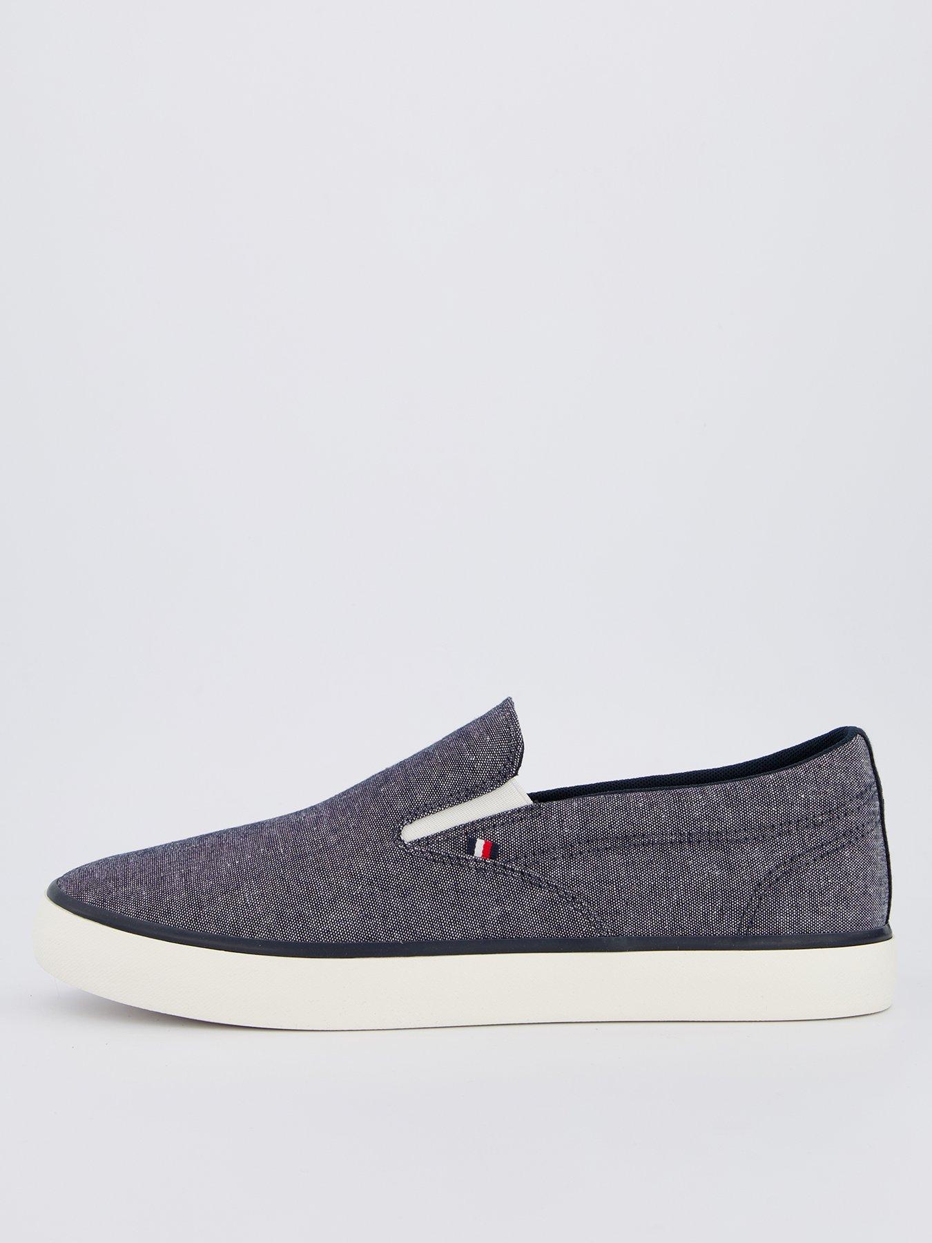 undefined Tommy Hilfiger Th Hi Vulc Low Slip On Ch Trainer - Navy