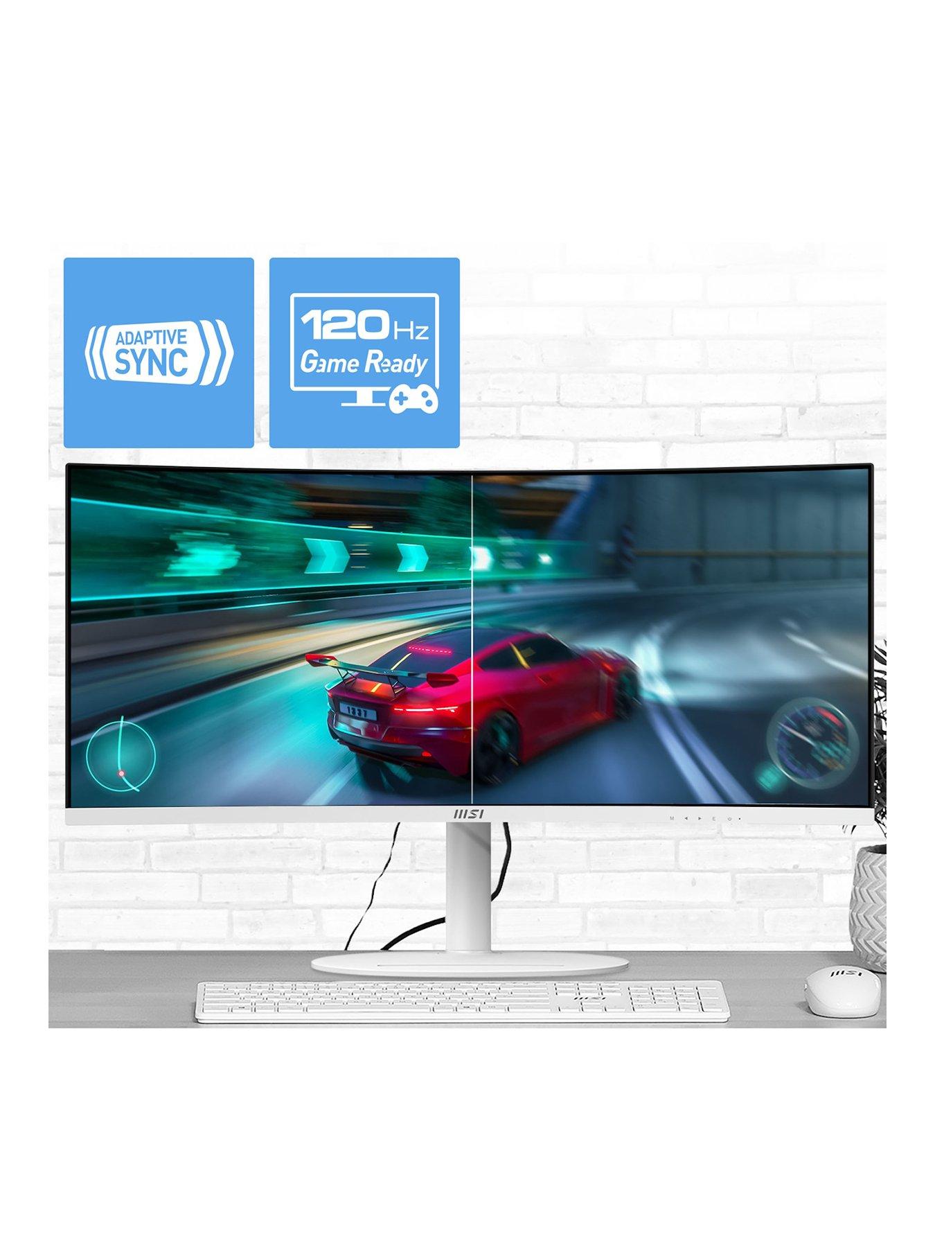 Image 3 of 6 of MSI Modern MD342CQPW - 34in - UWQHD - 120Hz - Curved Monitor - White