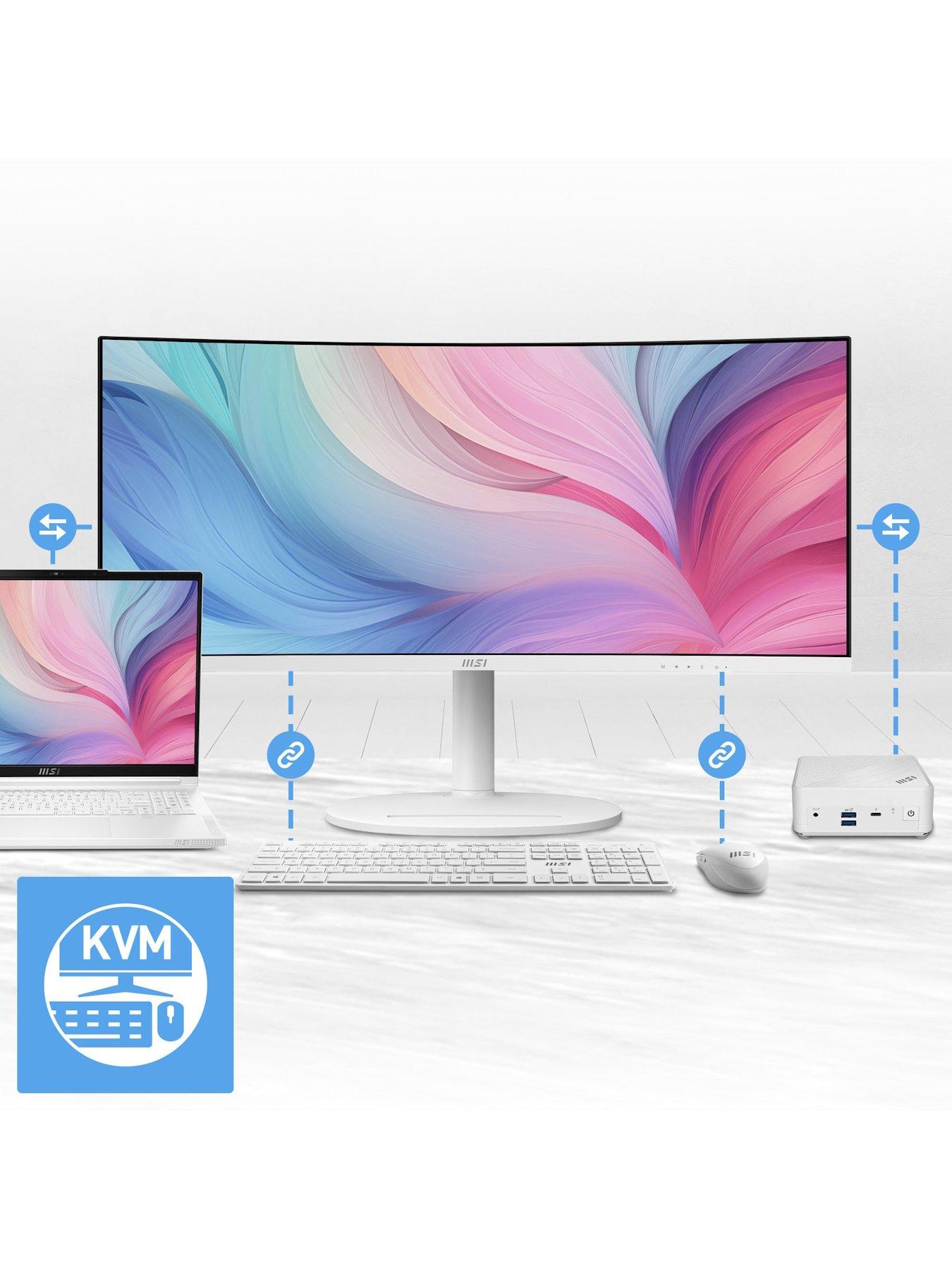 Image 5 of 6 of MSI Modern MD342CQPW - 34in - UWQHD - 120Hz - Curved Monitor - White