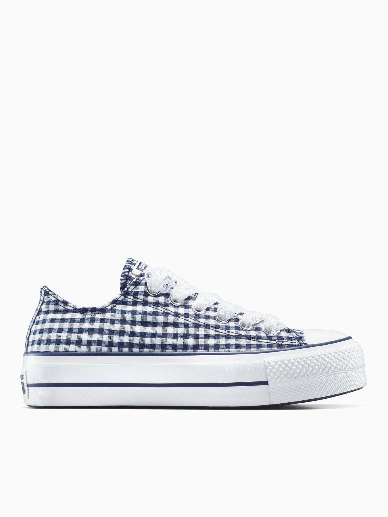 undefined Womens Chuck Taylor All Star Lift Canvas - Oxobsidian/White/Vintage White