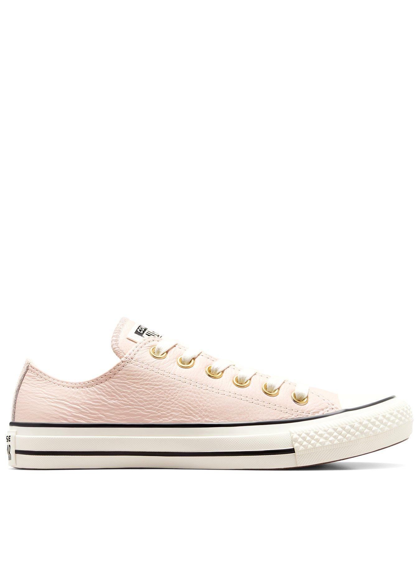 undefined Womens Chuck Taylor All Star Leather Ox -pink