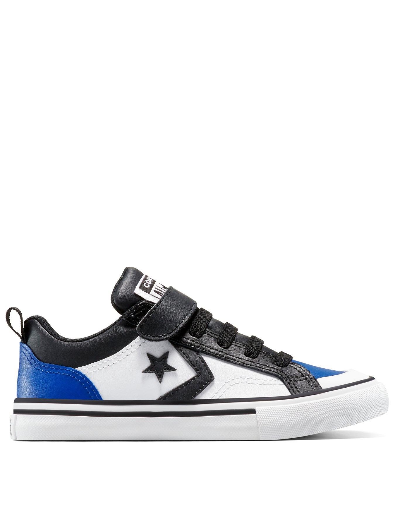undefined Kids Pro Blaze Trainers - Black/White/Blue