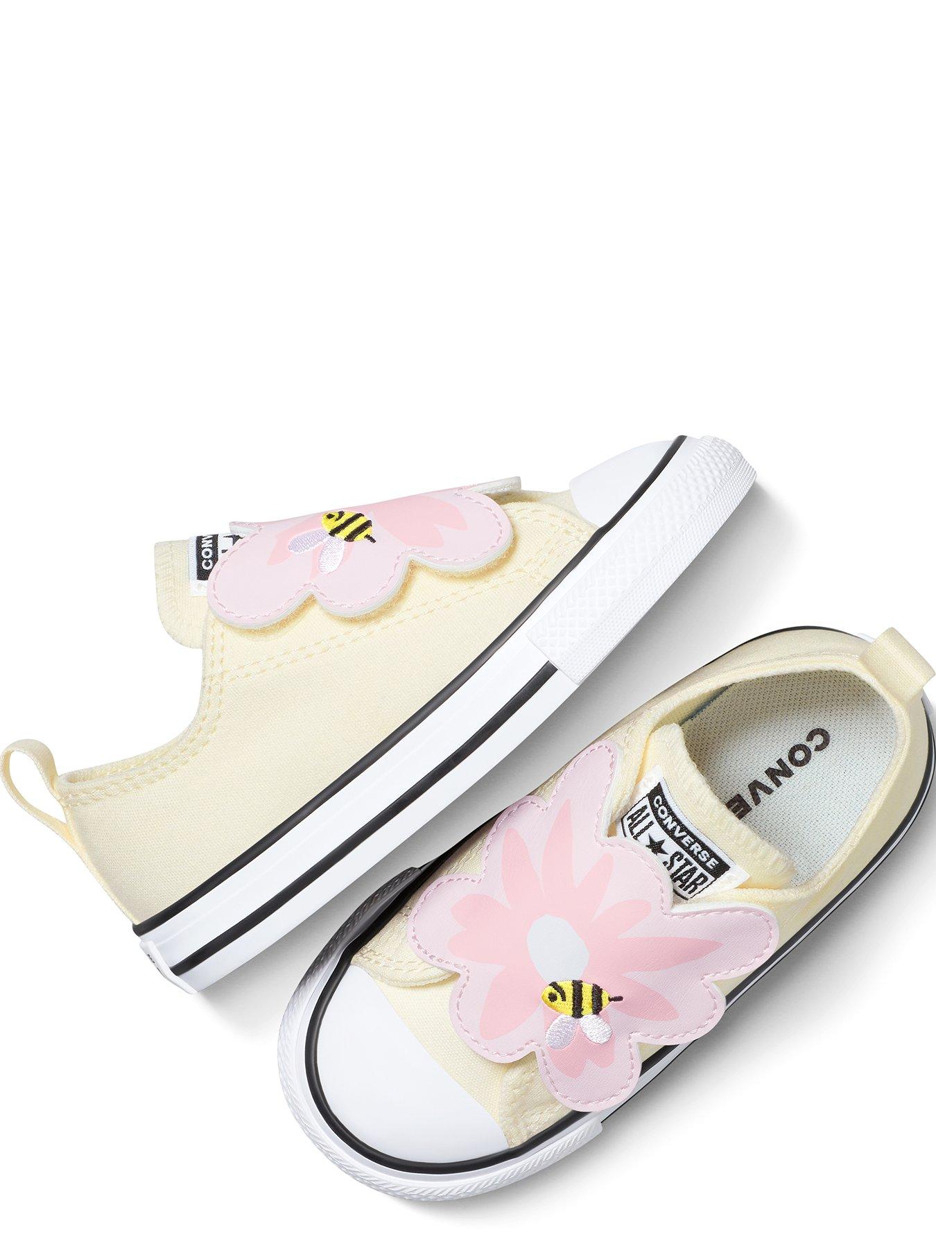 Image 4 of 7 of Converse Toddler Ox Trainers - You Dew You/Lt Jellyfish Jitte