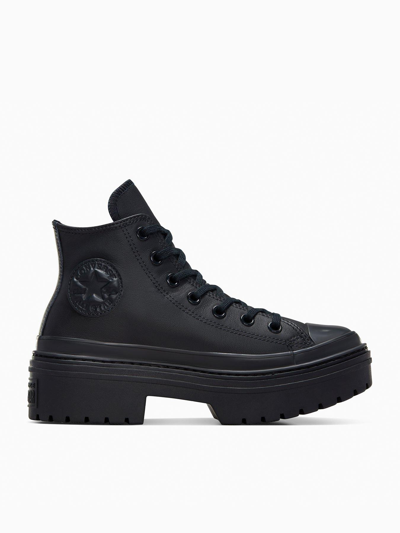 Image 1 of 7 of Converse Womens Chuck Taylor All Star Lugged Heel Leather Hi Tops