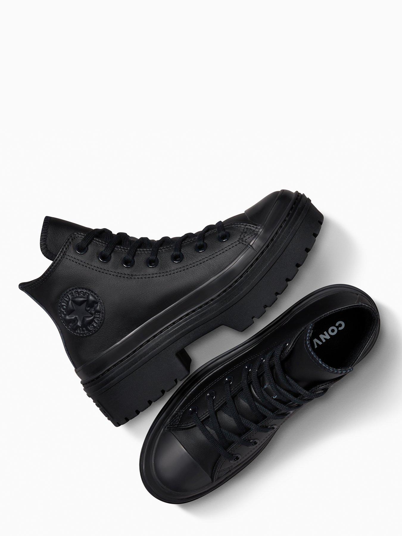 Image 4 of 7 of Converse Womens Chuck Taylor All Star Lugged Heel Leather Hi Tops