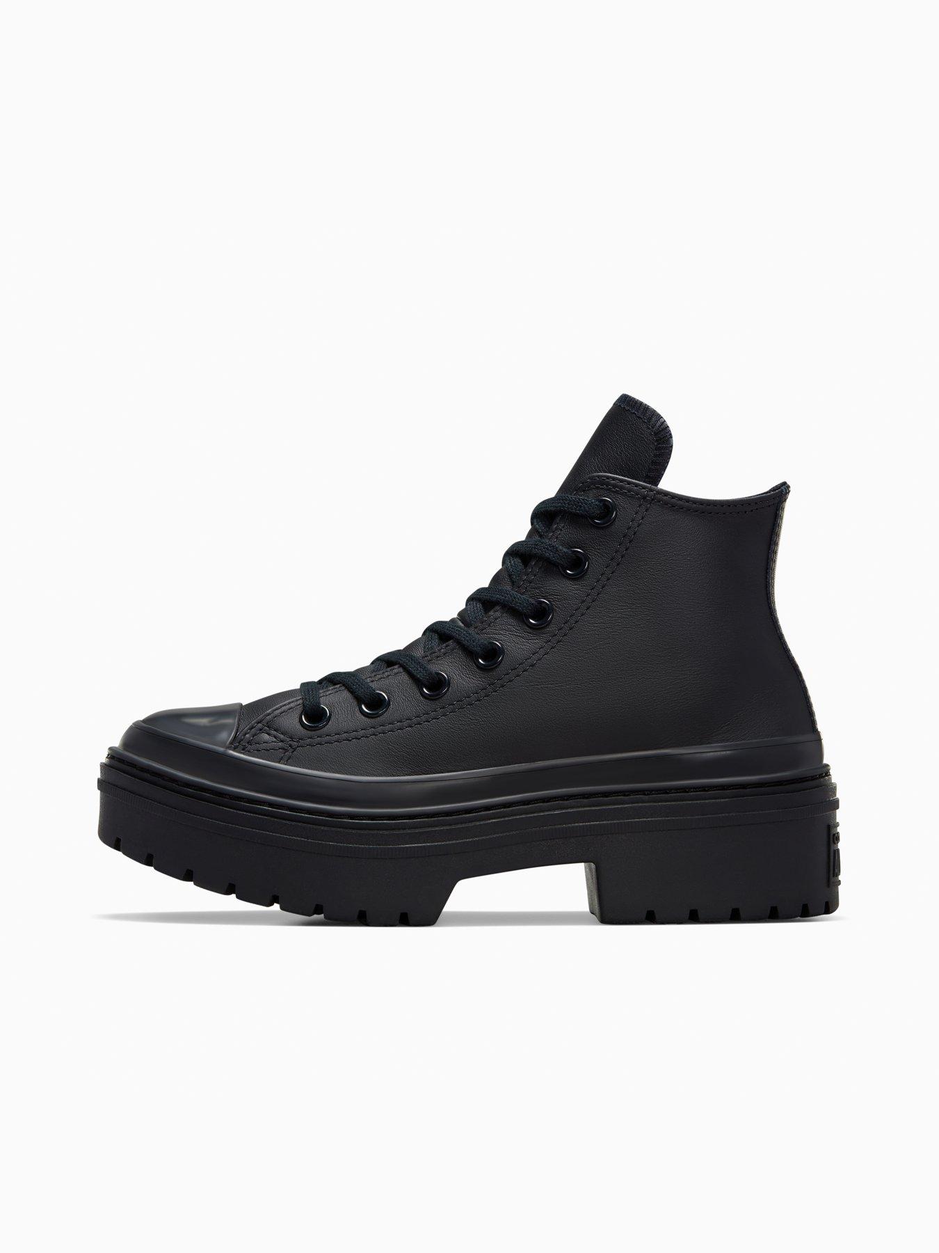 Image 6 of 7 of Converse Womens Chuck Taylor All Star Lugged Heel Leather Hi Tops