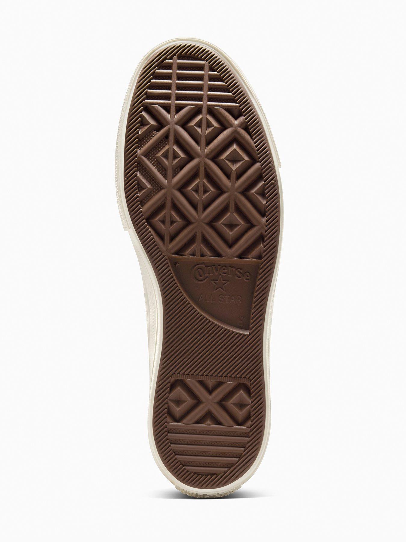 Image 5 of 8 of Converse Womens Chuck Taylor All Star Lift Leather Ox - Cream