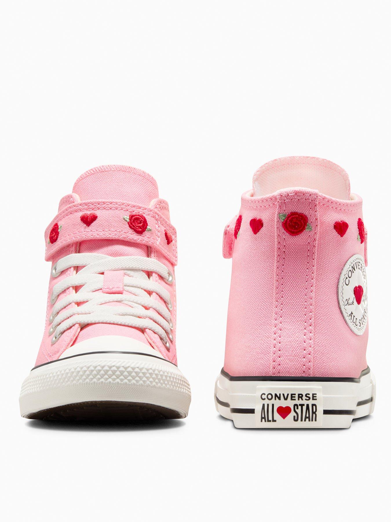 Image 3 of 7 of Converse Kids Chuck Taylor All Star 1V Canvas Hi - Red