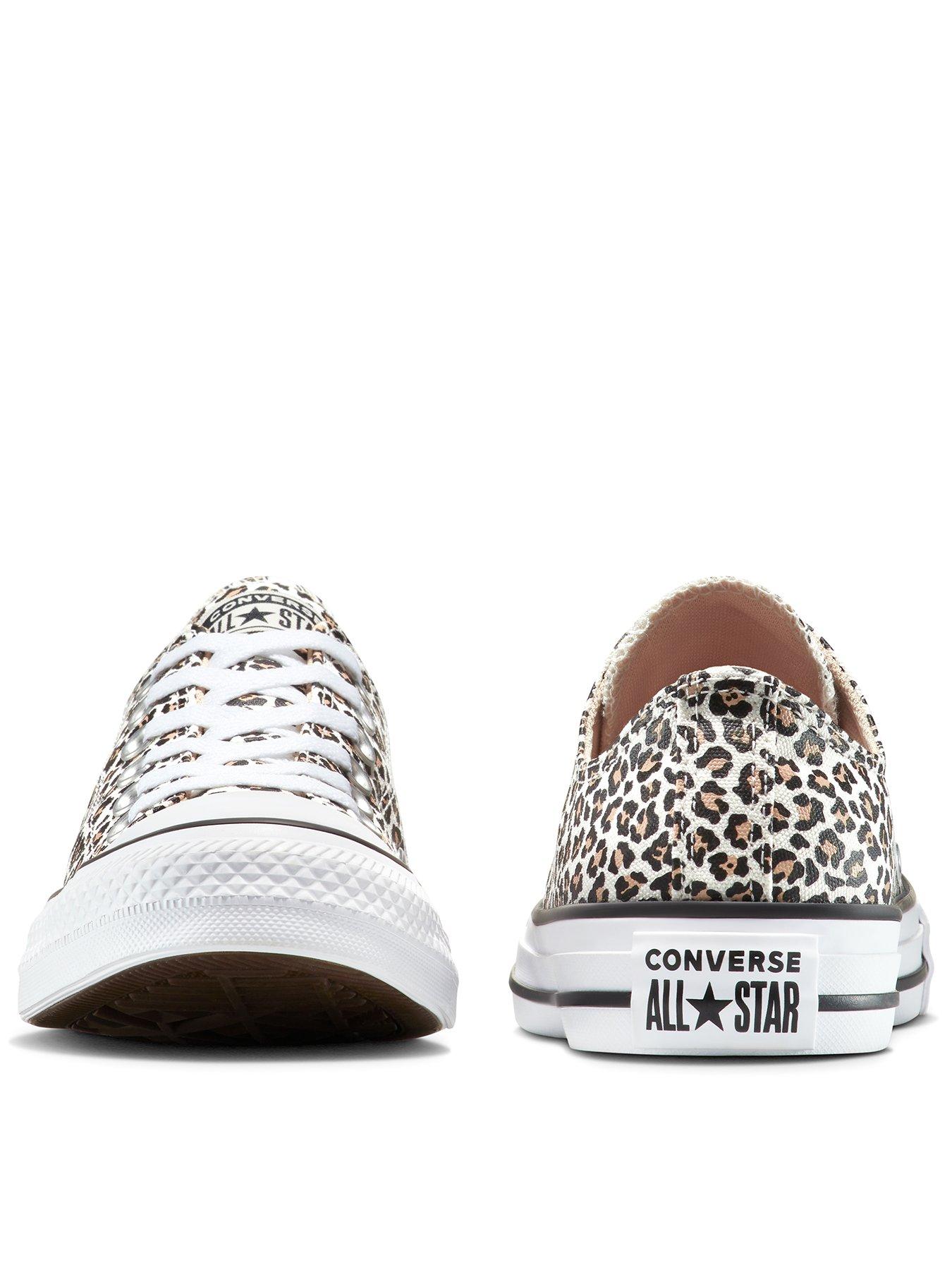 Image 3 of 7 of Converse Womens Chuck Taylor All Star Canvas Ox Trainers - Black
