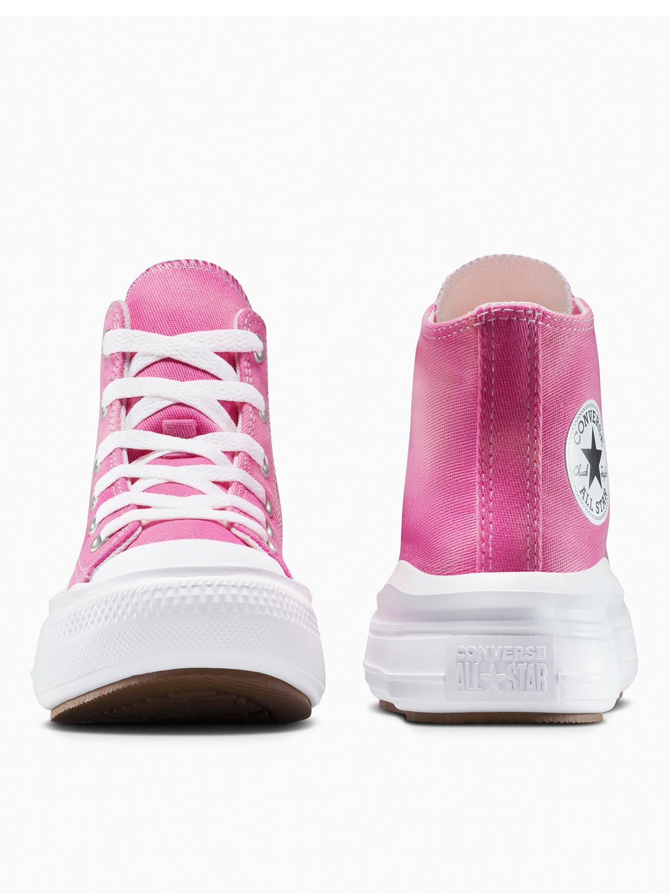 Image 3 of 7 of Converse Kids All Star Move Trainers - Court Purple/Violet Heat/White