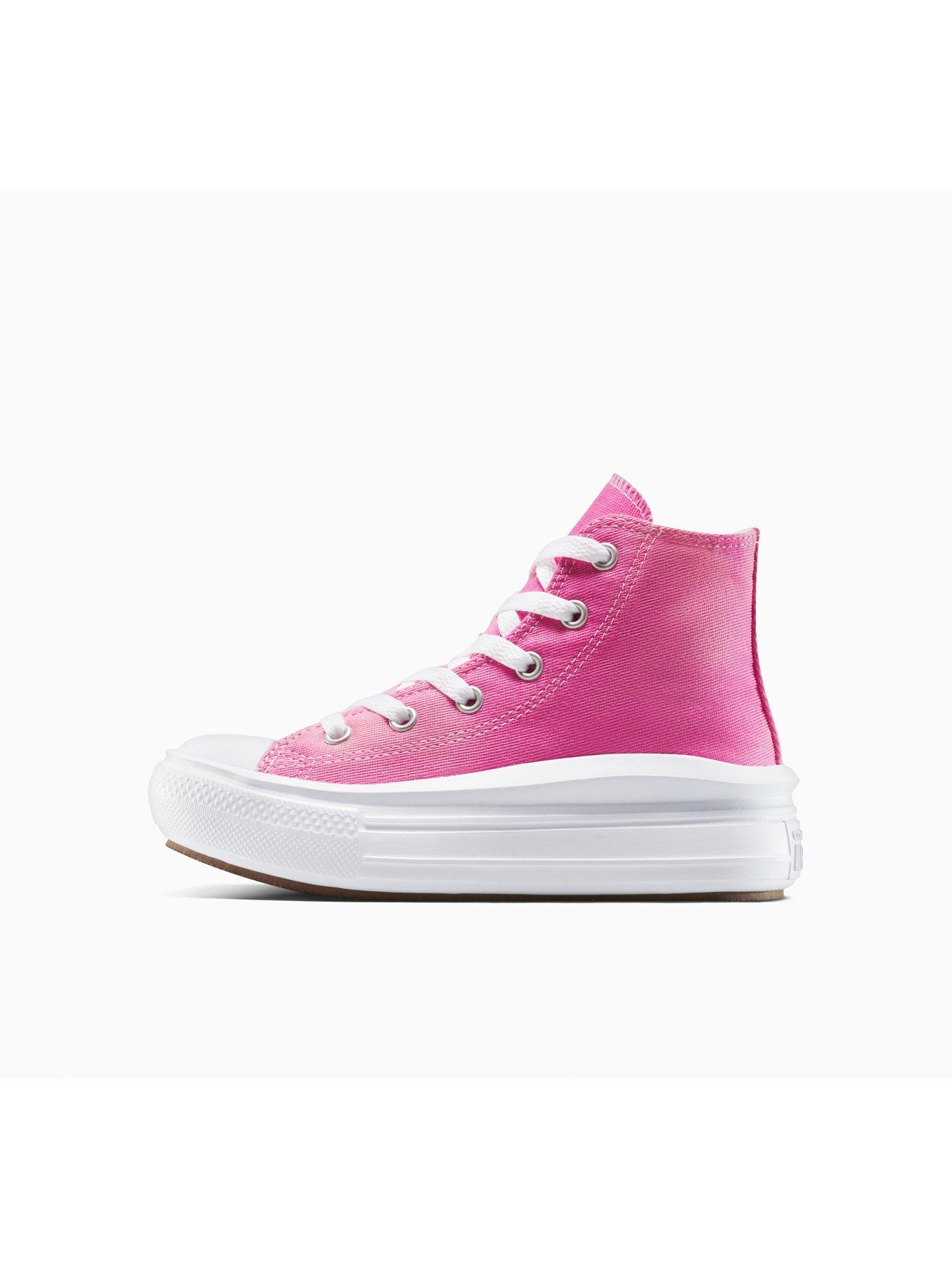 Image 6 of 7 of Converse Kids All Star Move Trainers - Court Purple/Violet Heat/White
