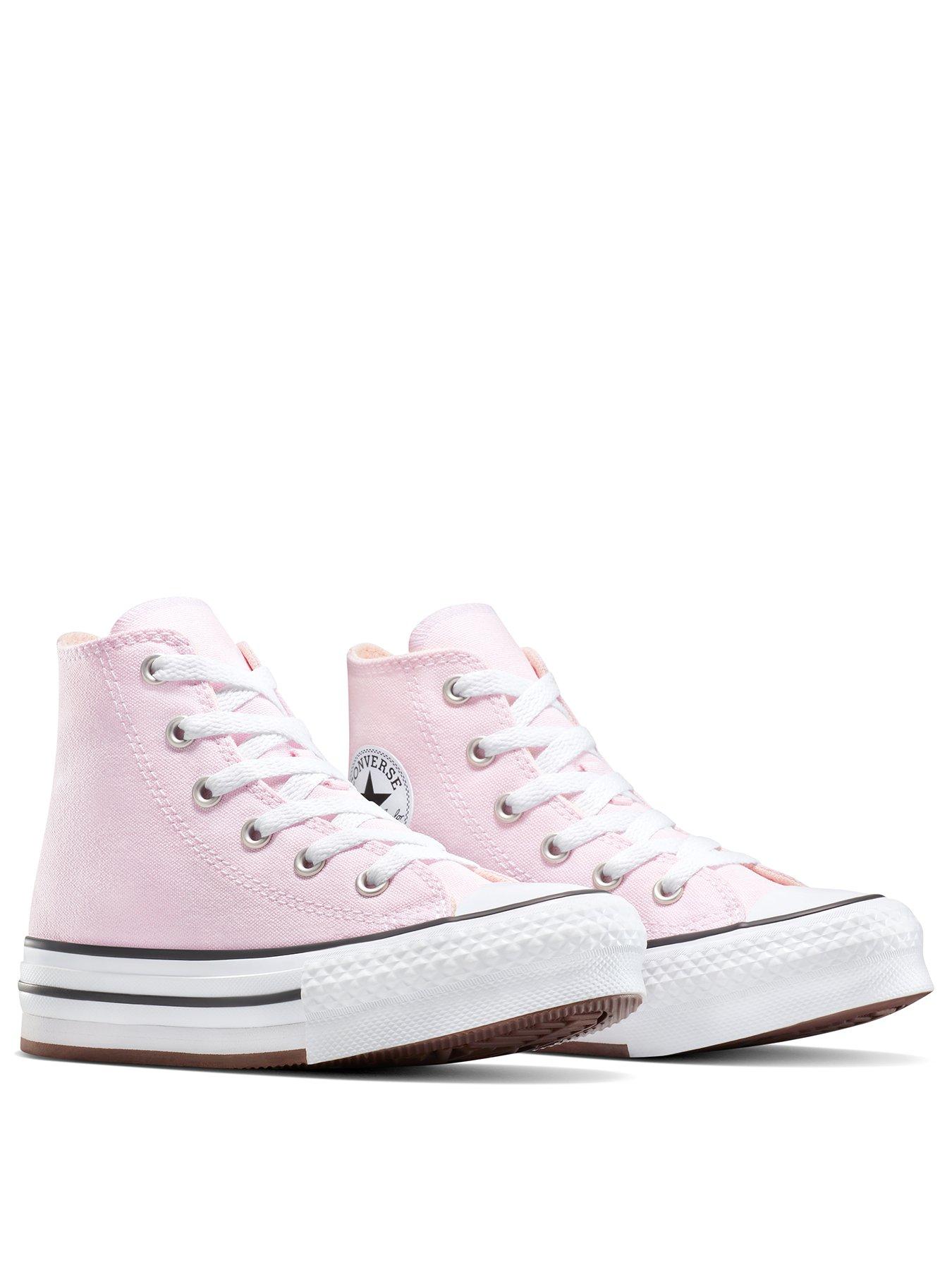 Image 2 of 7 of Converse Kids Eva Lift Hi Trainers - Light Dune/White/Light Dune