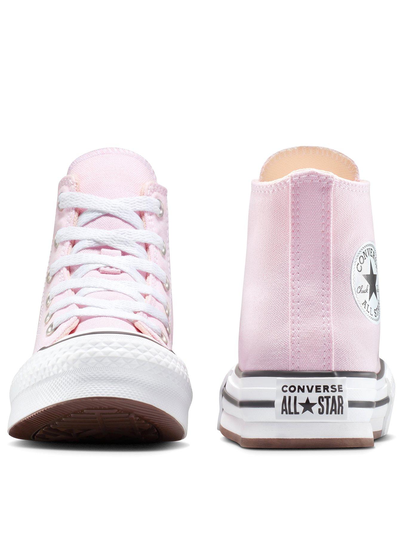 Image 3 of 7 of Converse Kids Eva Lift Hi Trainers - Light Dune/White/Light Dune