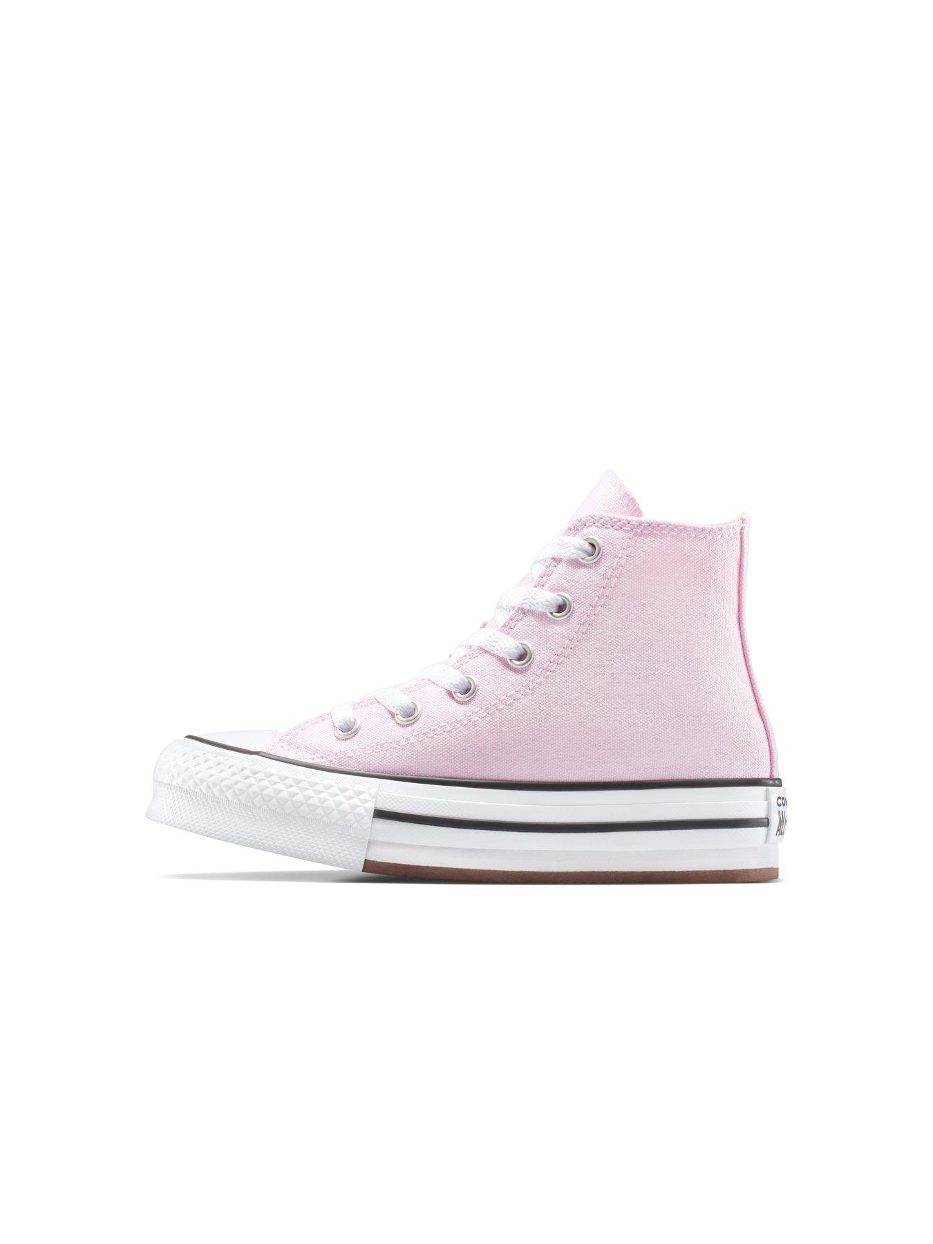 Image 6 of 7 of Converse Kids Eva Lift Hi Trainers - Light Dune/White/Light Dune