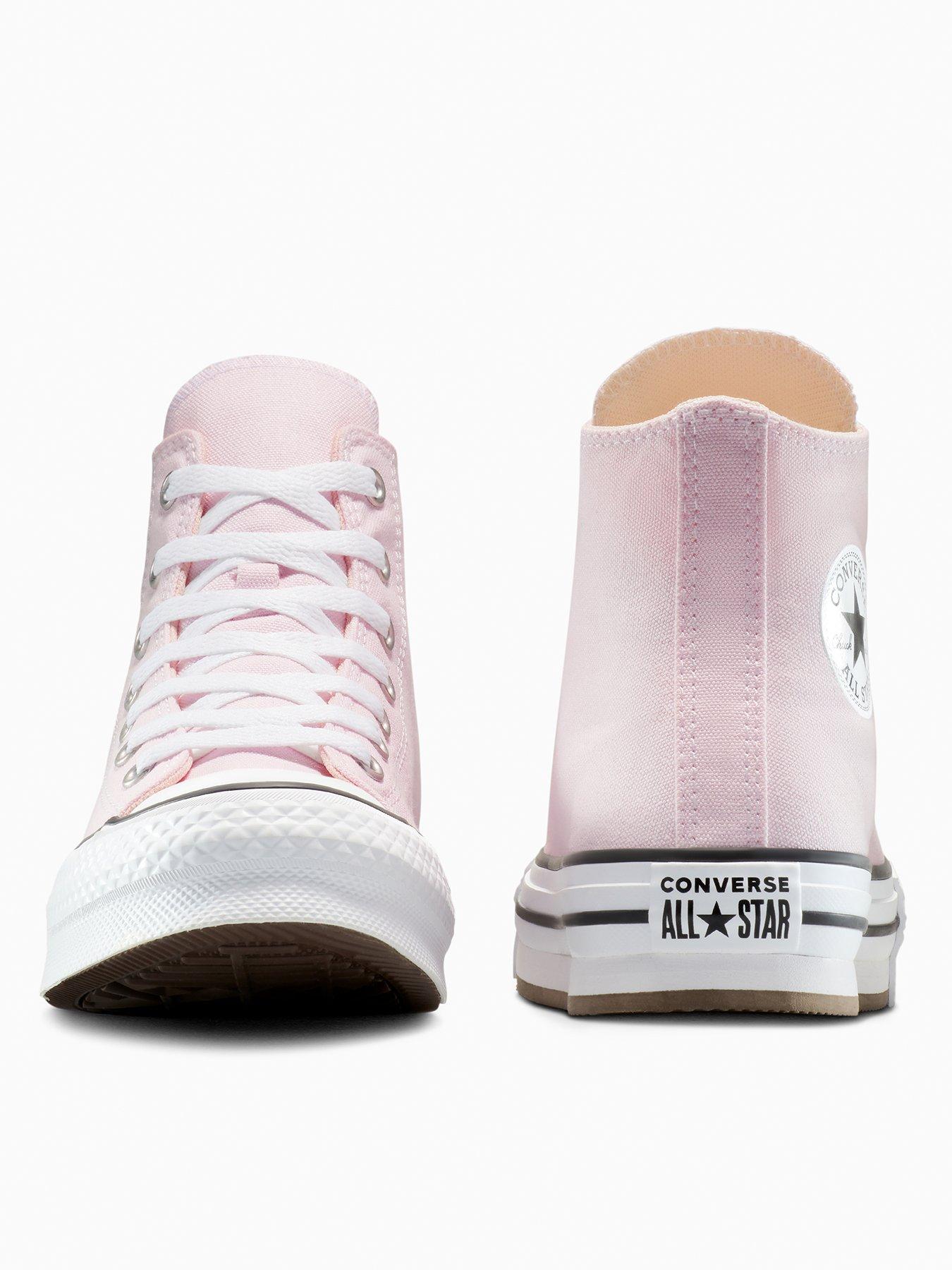 Image 3 of 7 of Converse Junior Eva Lift Hi Trainers - Sugar Berry/White/Natural Ivor