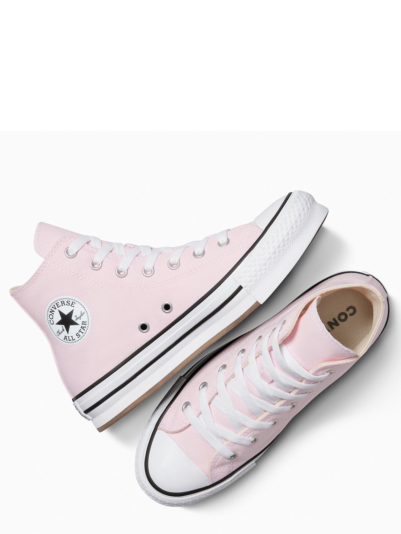 Image 4 of 7 of Converse Junior Eva Lift Hi Trainers - Sugar Berry/White/Natural Ivor