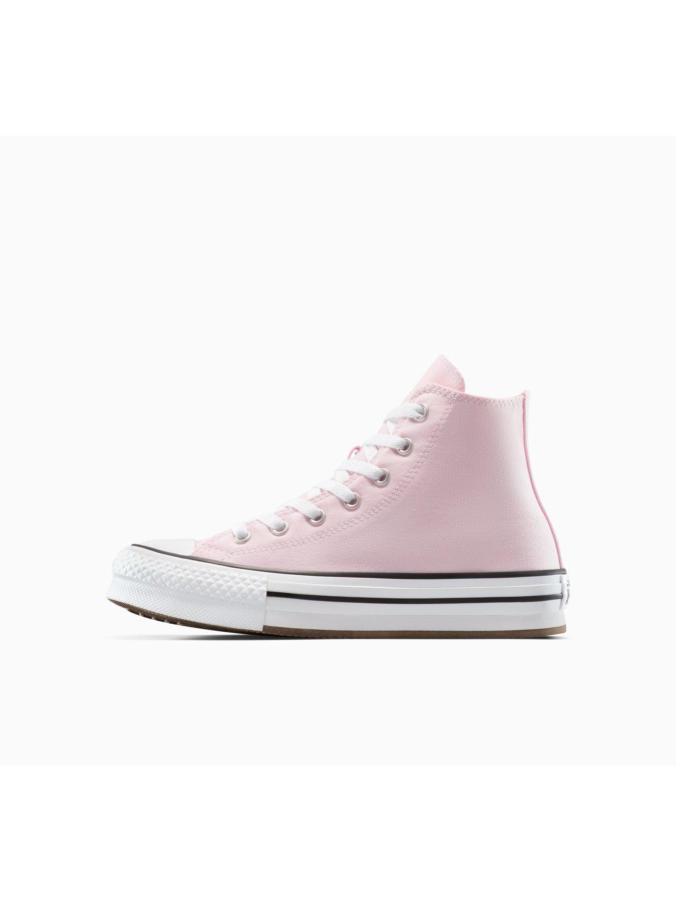 Image 6 of 7 of Converse Junior Eva Lift Hi Trainers - Sugar Berry/White/Natural Ivor