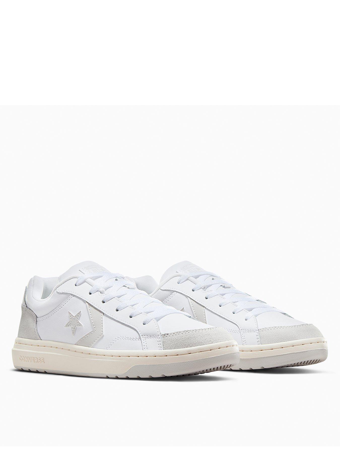 Image 2 of 7 of Converse Men's Pro Blaze Classic Leather Trainers - White