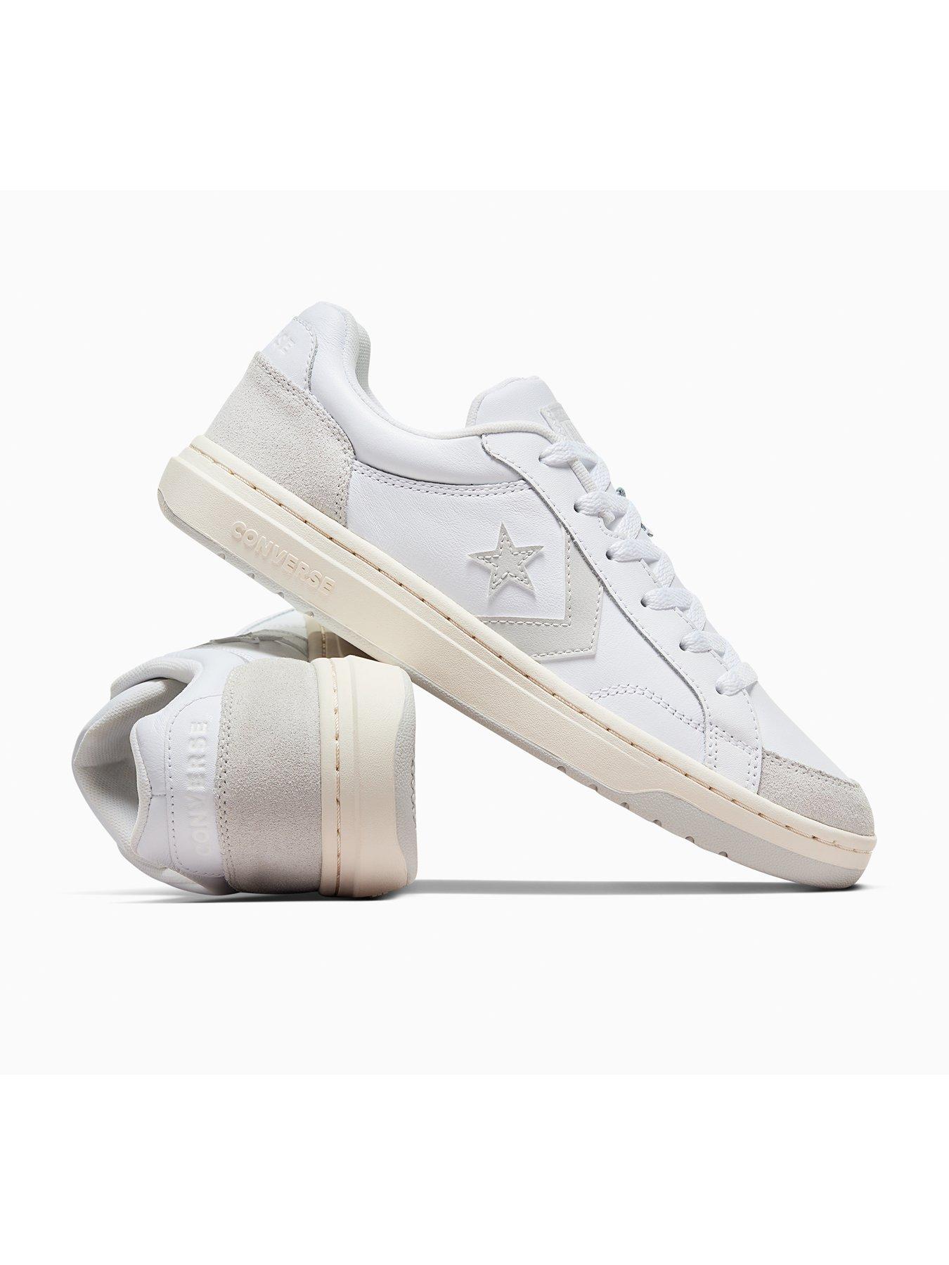 Image 7 of 7 of Converse Men's Pro Blaze Classic Leather Trainers - White