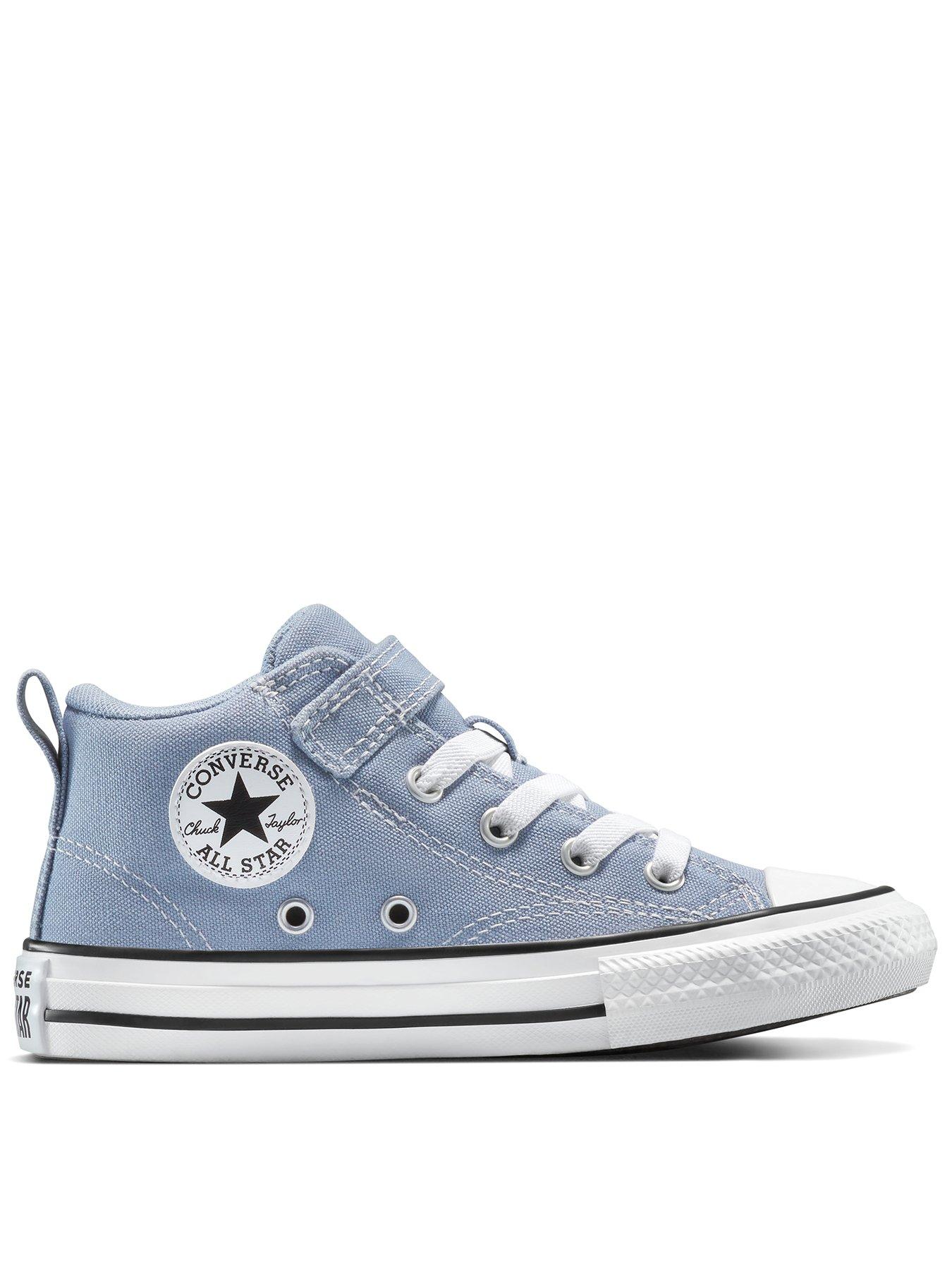 Image 1 of 7 of Converse Kids Malden Street Trainers - Wet Stone/White/Black