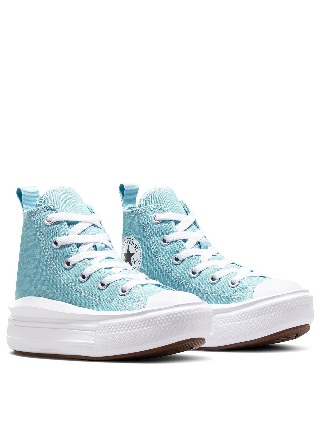 Image 2 of 7 of Converse Kids Chuck Taylor All Star Move Canvas Hi Top - Blue