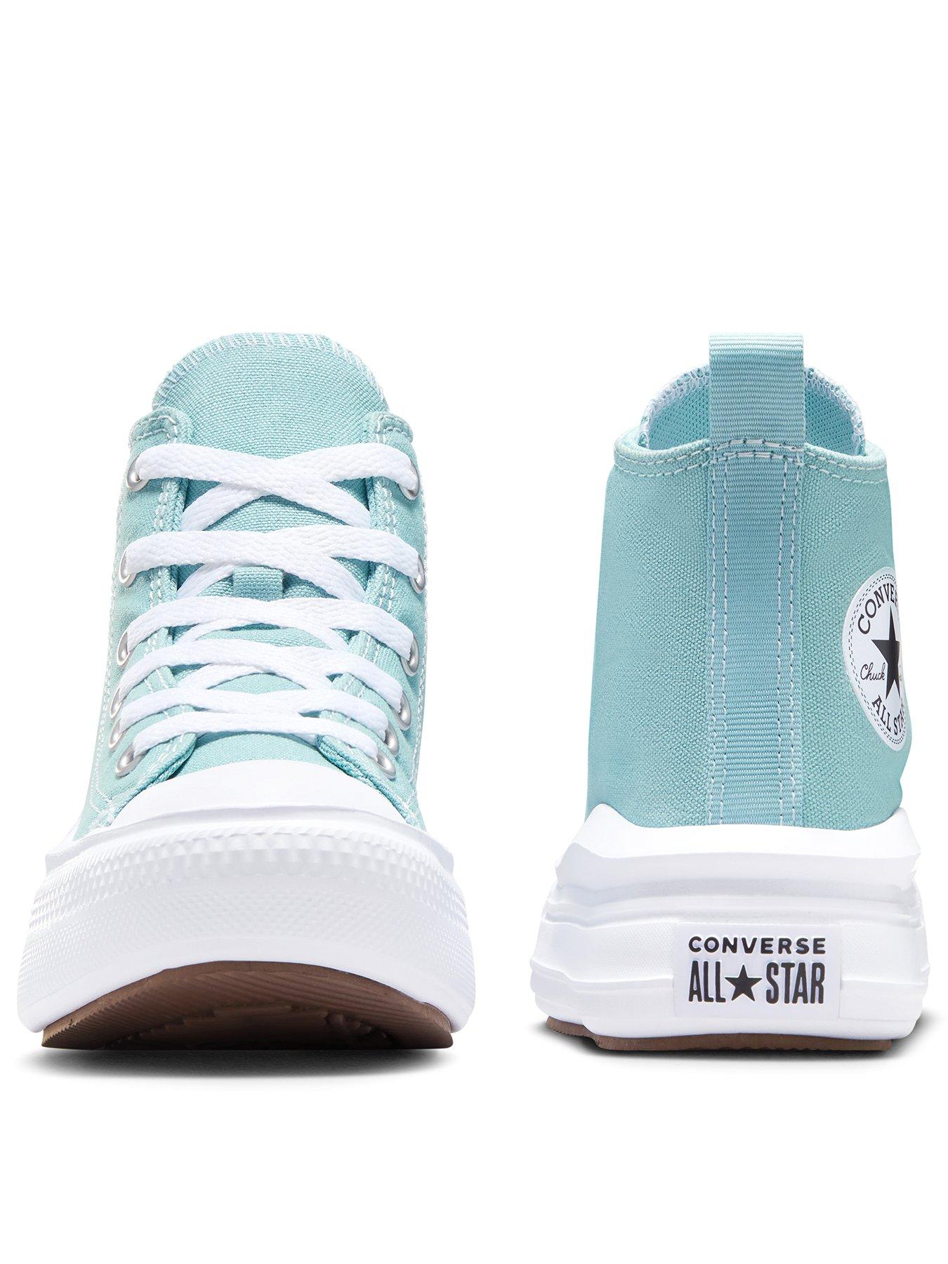 Image 3 of 7 of Converse Kids Chuck Taylor All Star Move Canvas Hi Top - Blue
