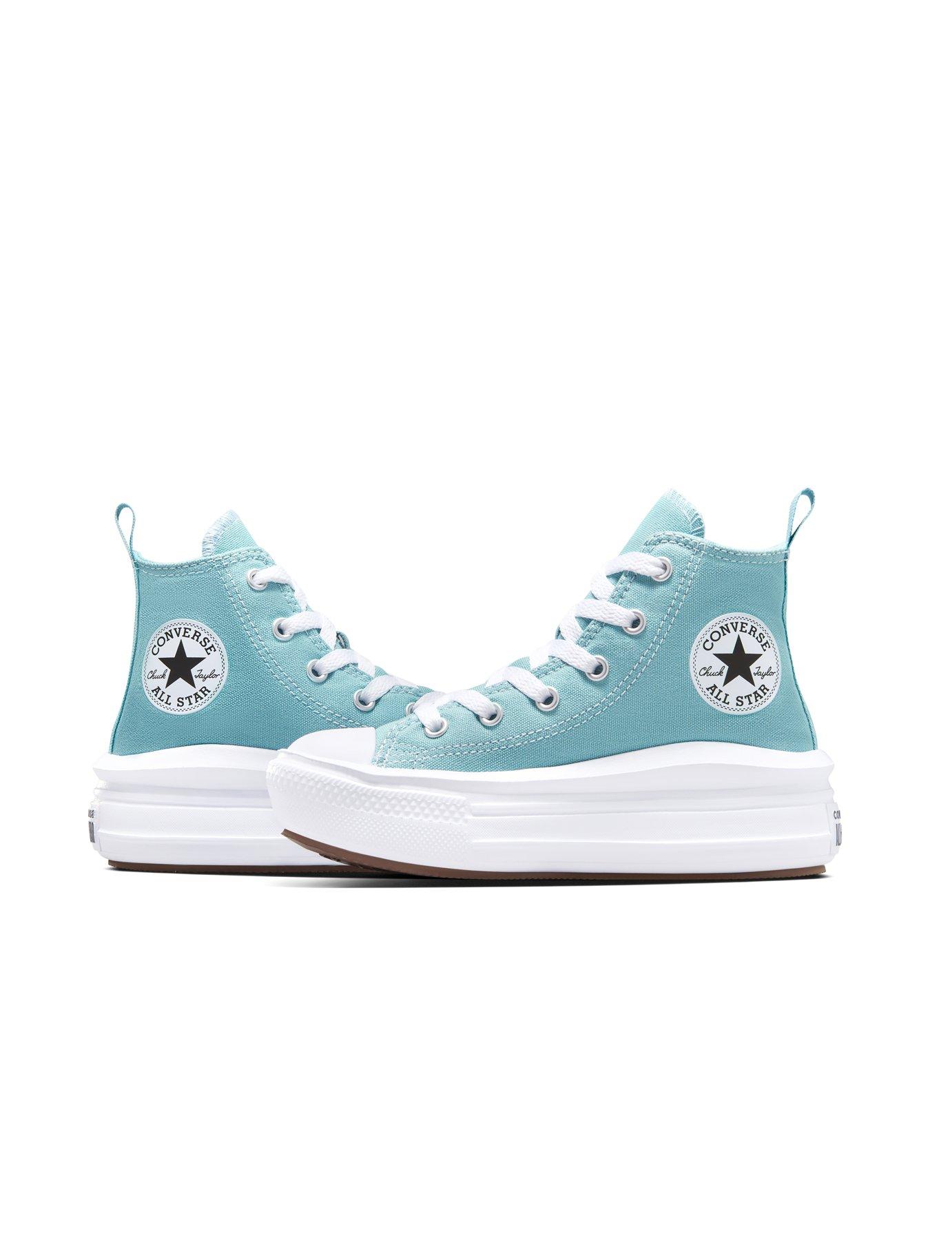 Image 7 of 7 of Converse Kids Chuck Taylor All Star Move Canvas Hi Top - Blue