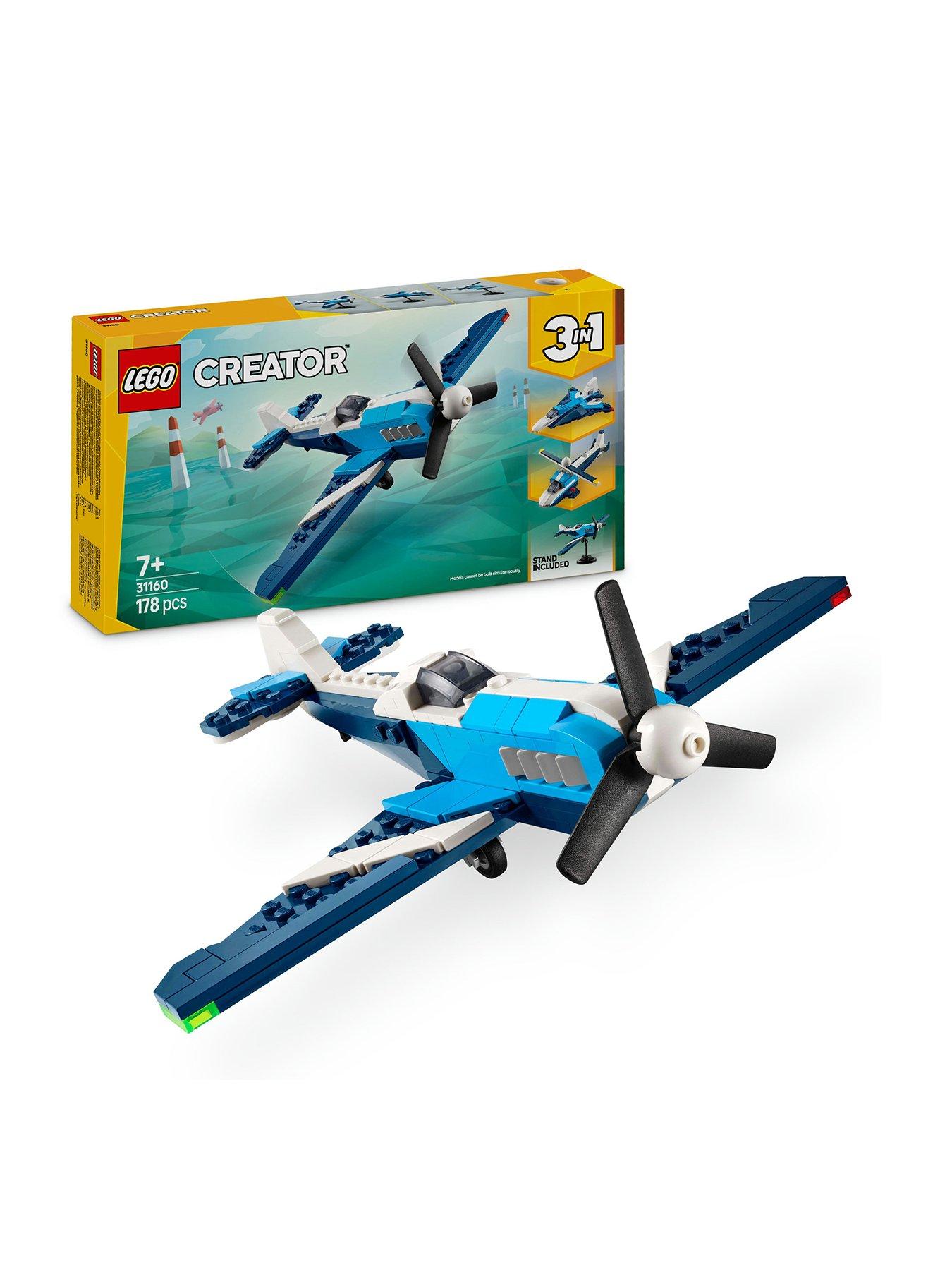 Image of LEGO Creator 3in1 Aircraft: Race Plane Toy Set 31160