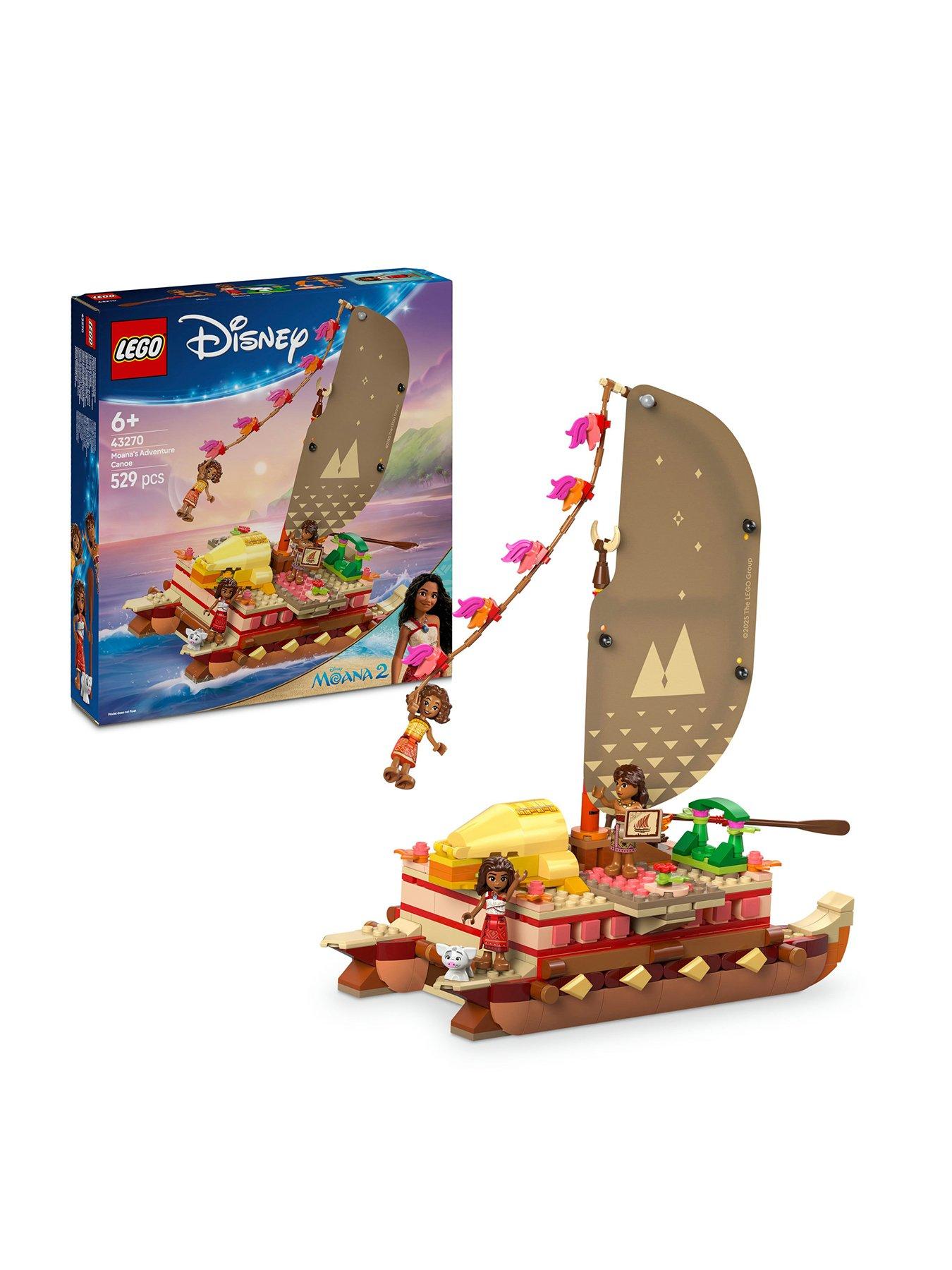 Image 1 of 8 of LEGO Disney Moana&rsquo;s Adventure Canoe 43270