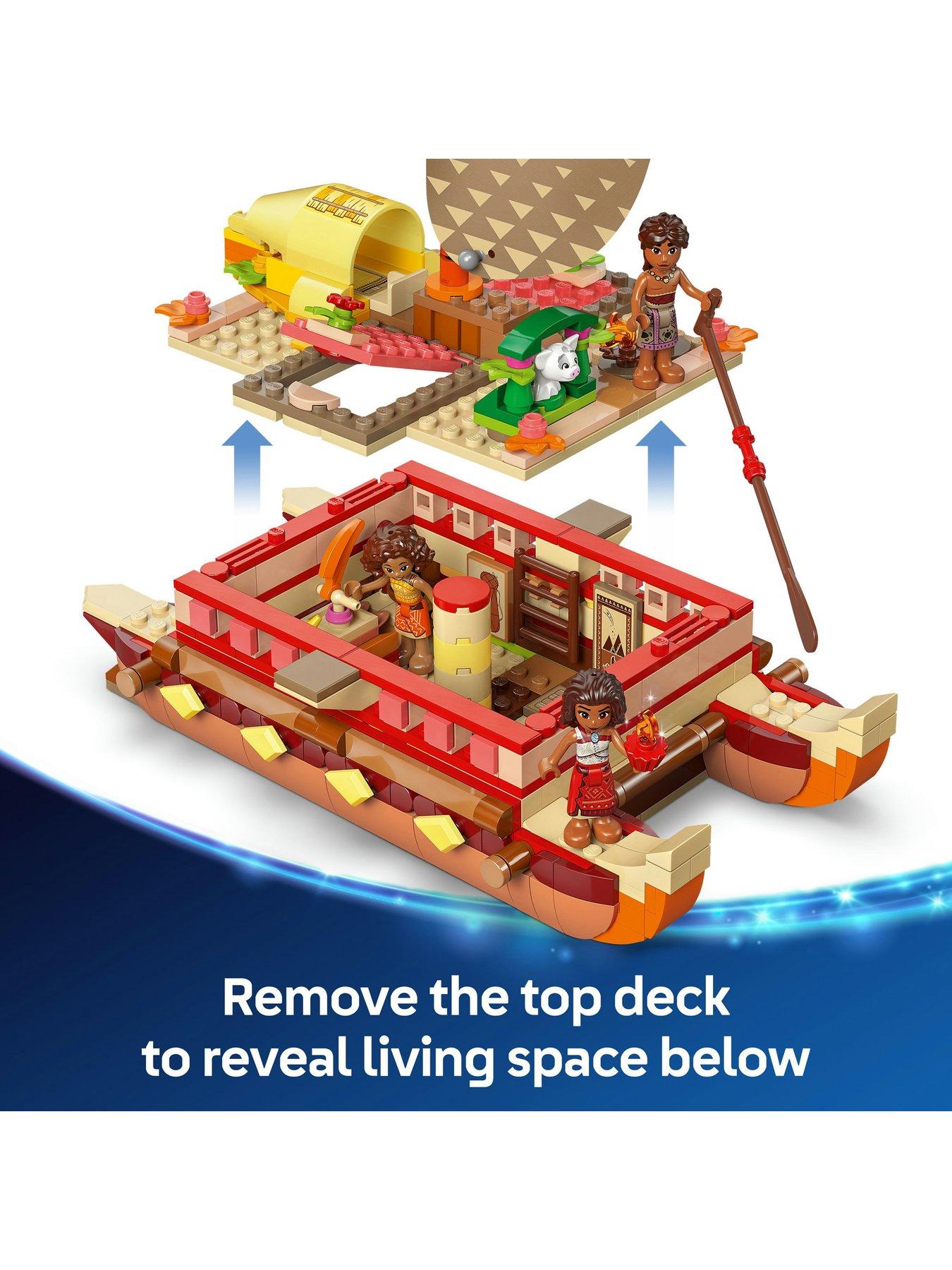 Image 5 of 8 of LEGO Disney Moana&rsquo;s Adventure Canoe 43270