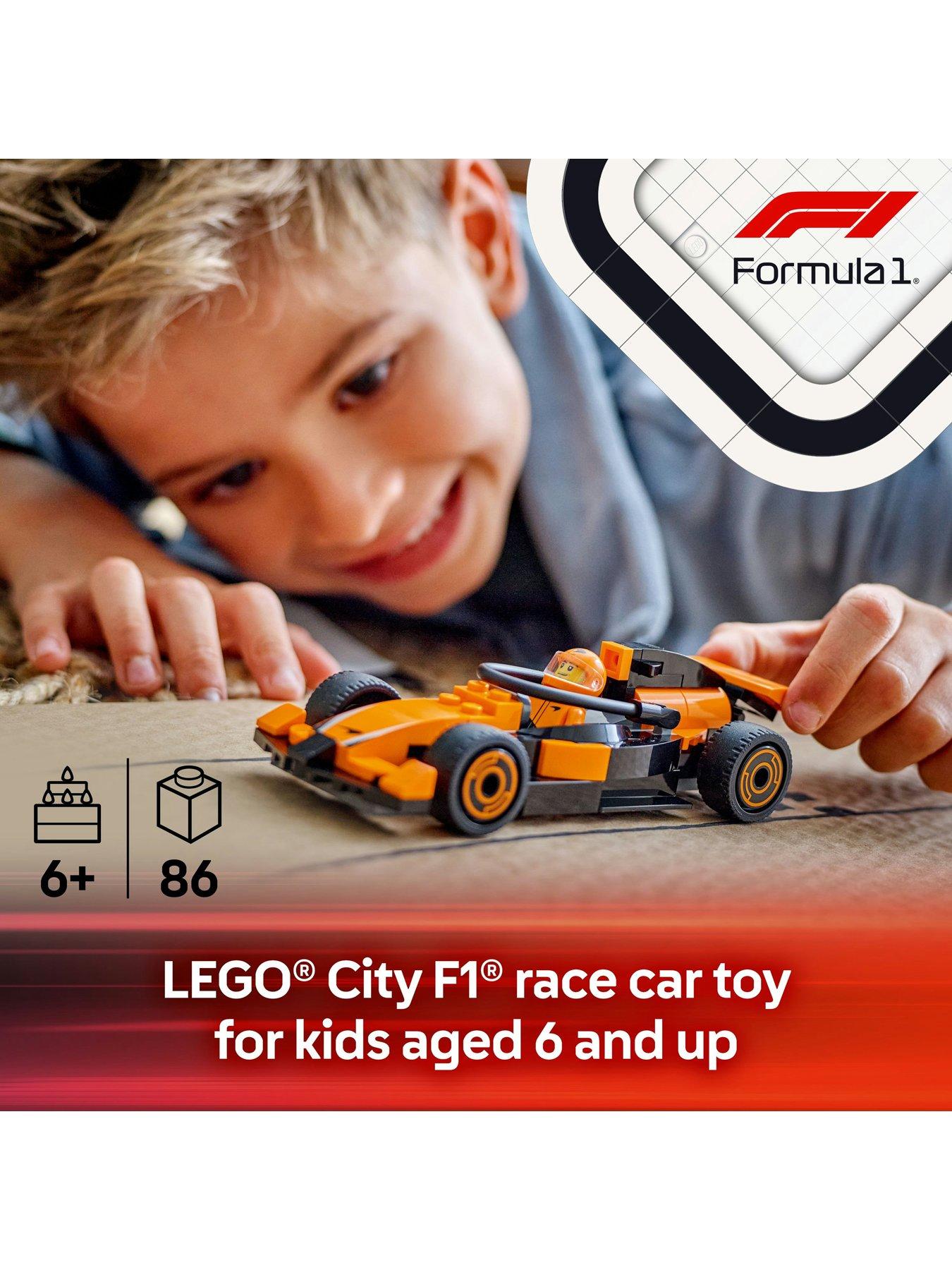 Image 2 of 7 of LEGO City F1 Driver with McLaren Race Car Toy 60442