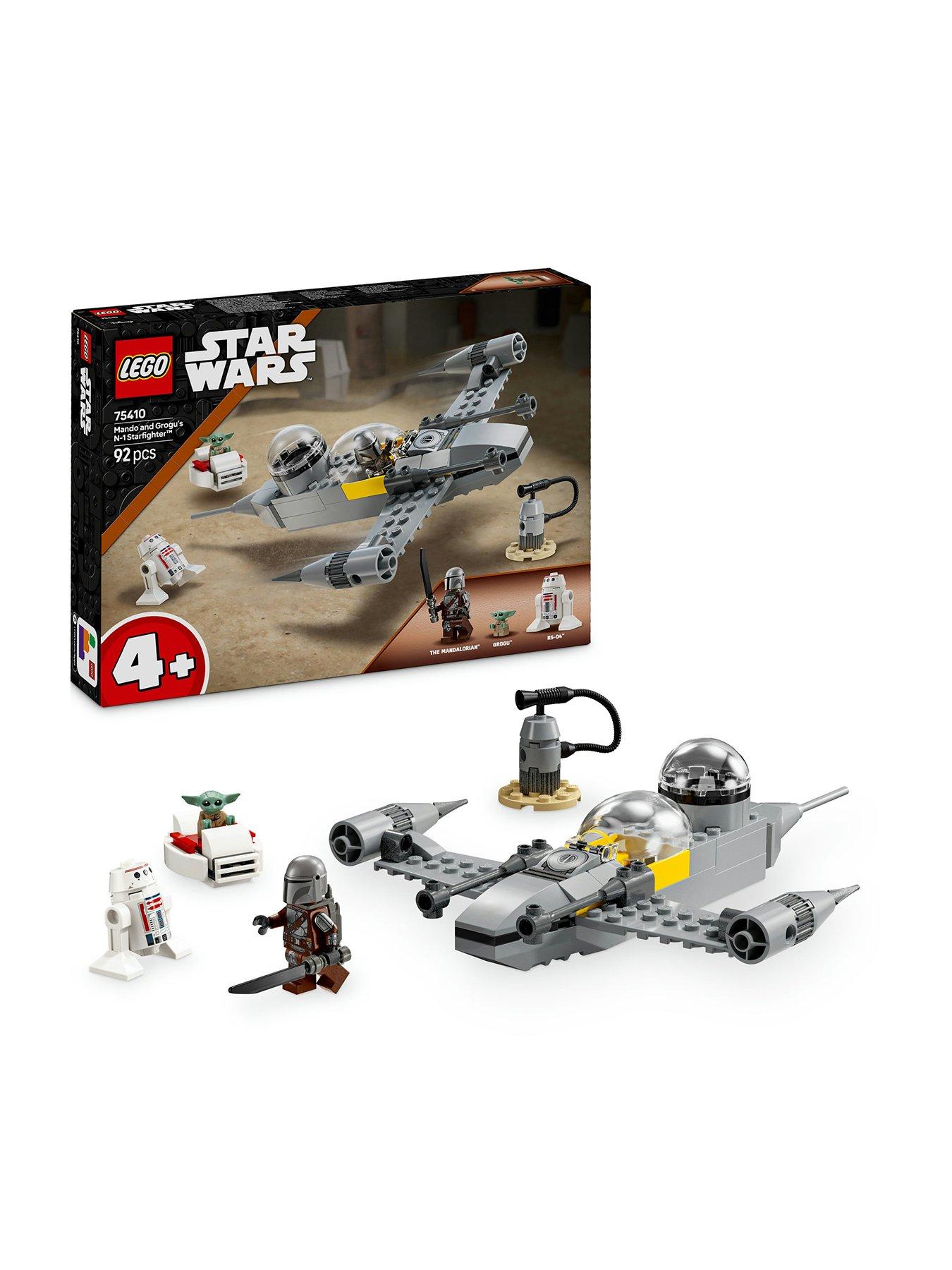 LEGO Star Wars Mando and Grogus N-1 Starfighter 75410