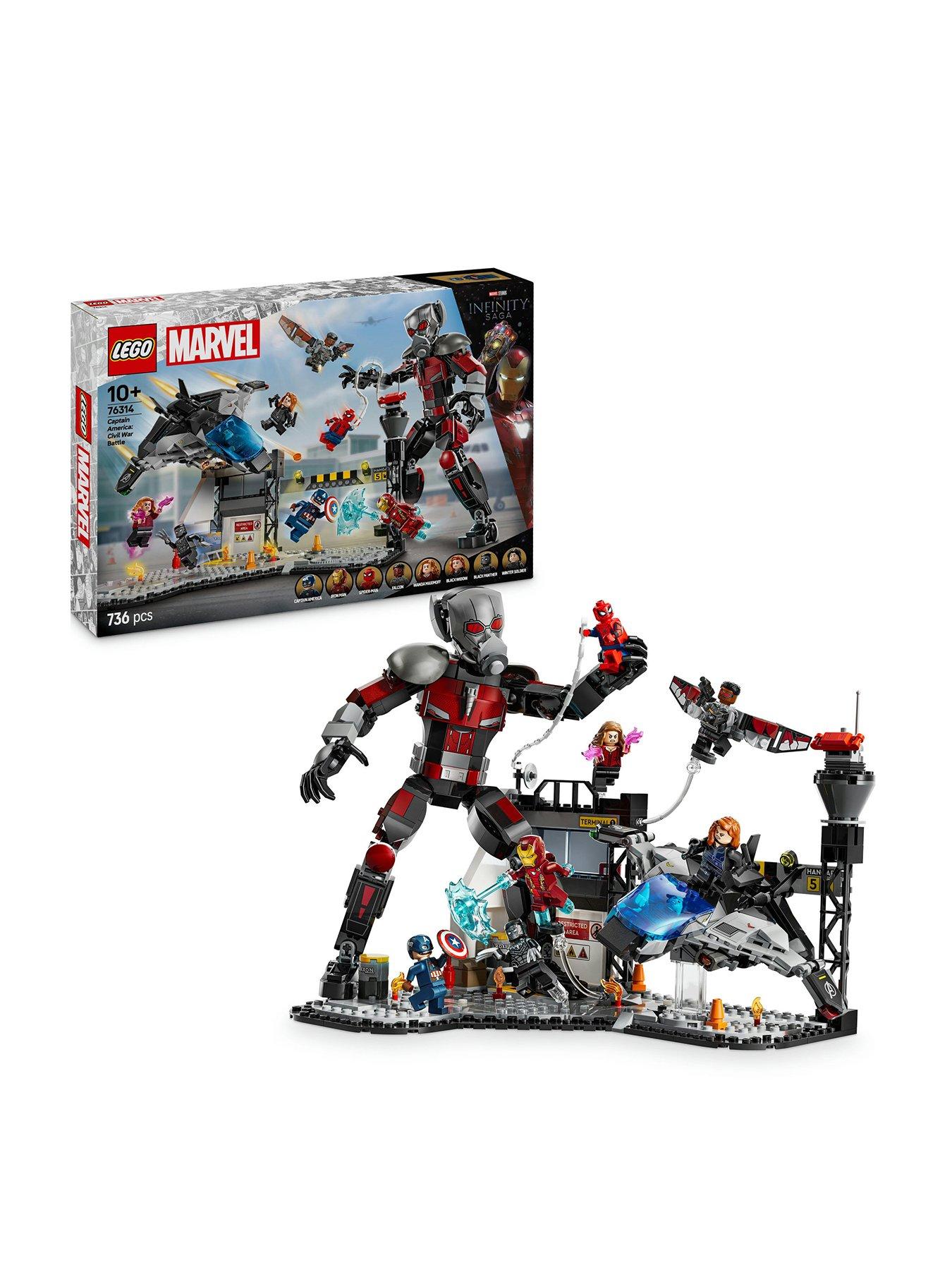 Image 1 of 8 of LEGO Marvel Captain America: Civil War Action Battle 76314