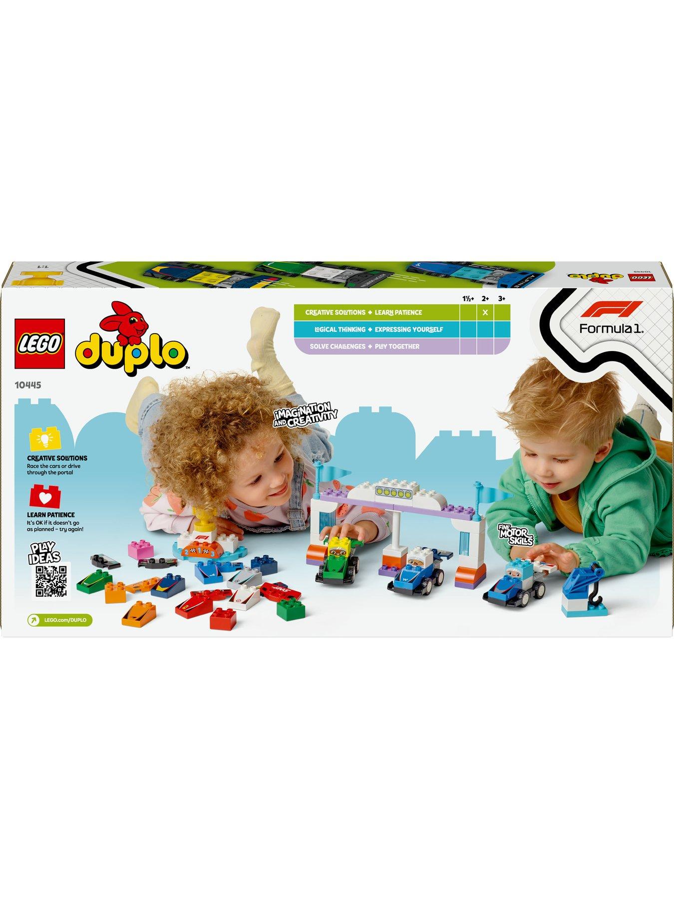 Image 7 of 8 of LEGO Duplo F1 Team Race Cars &amp; Drivers Toy Set 10445