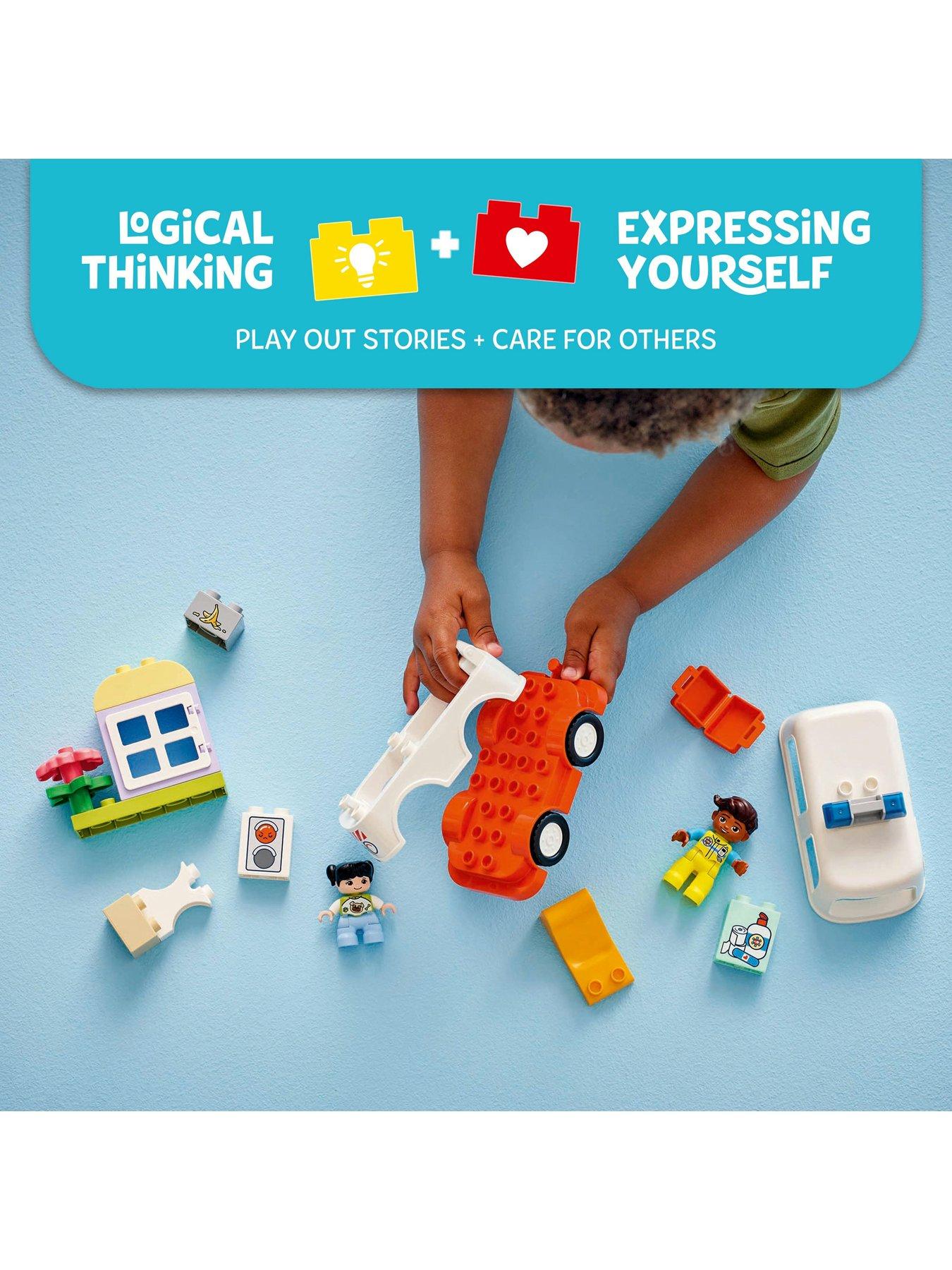 Image 3 of 8 of LEGO Duplo Ambulance &amp; Driver Educational Toys 10447
