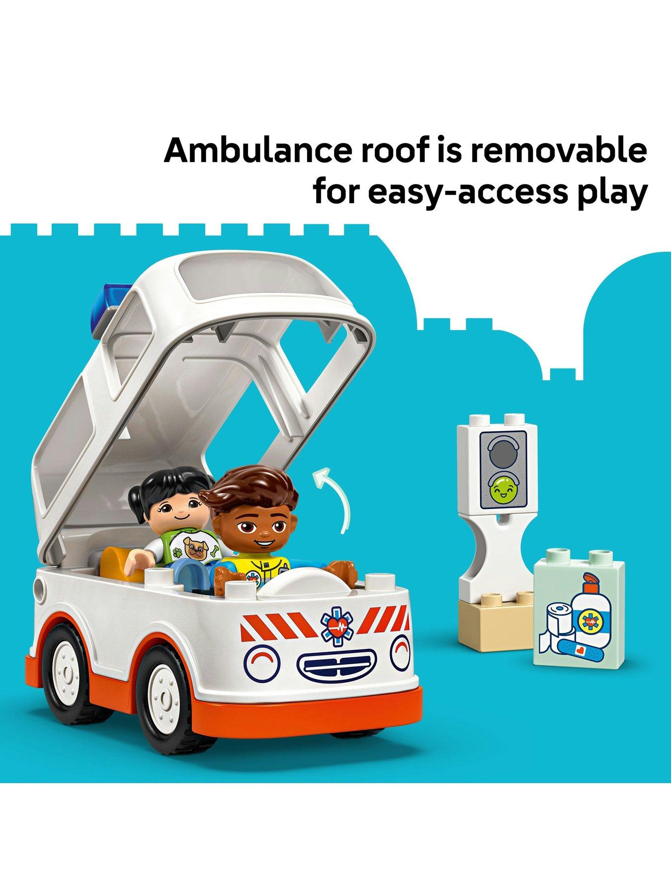Image 5 of 8 of LEGO Duplo Ambulance &amp; Driver Educational Toys 10447