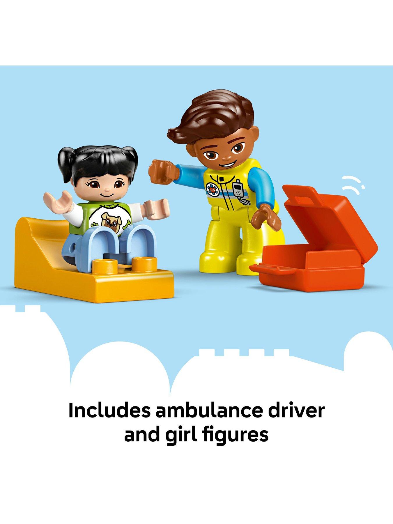 Image 6 of 8 of LEGO Duplo Ambulance &amp; Driver Educational Toys 10447