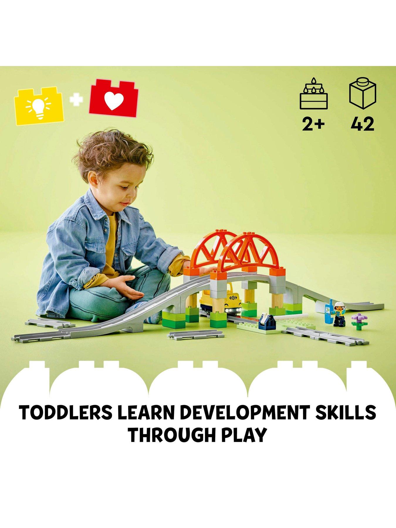 Image 2 of 7 of LEGO Duplo Train Bridge and Tracks Expansion Set 10426