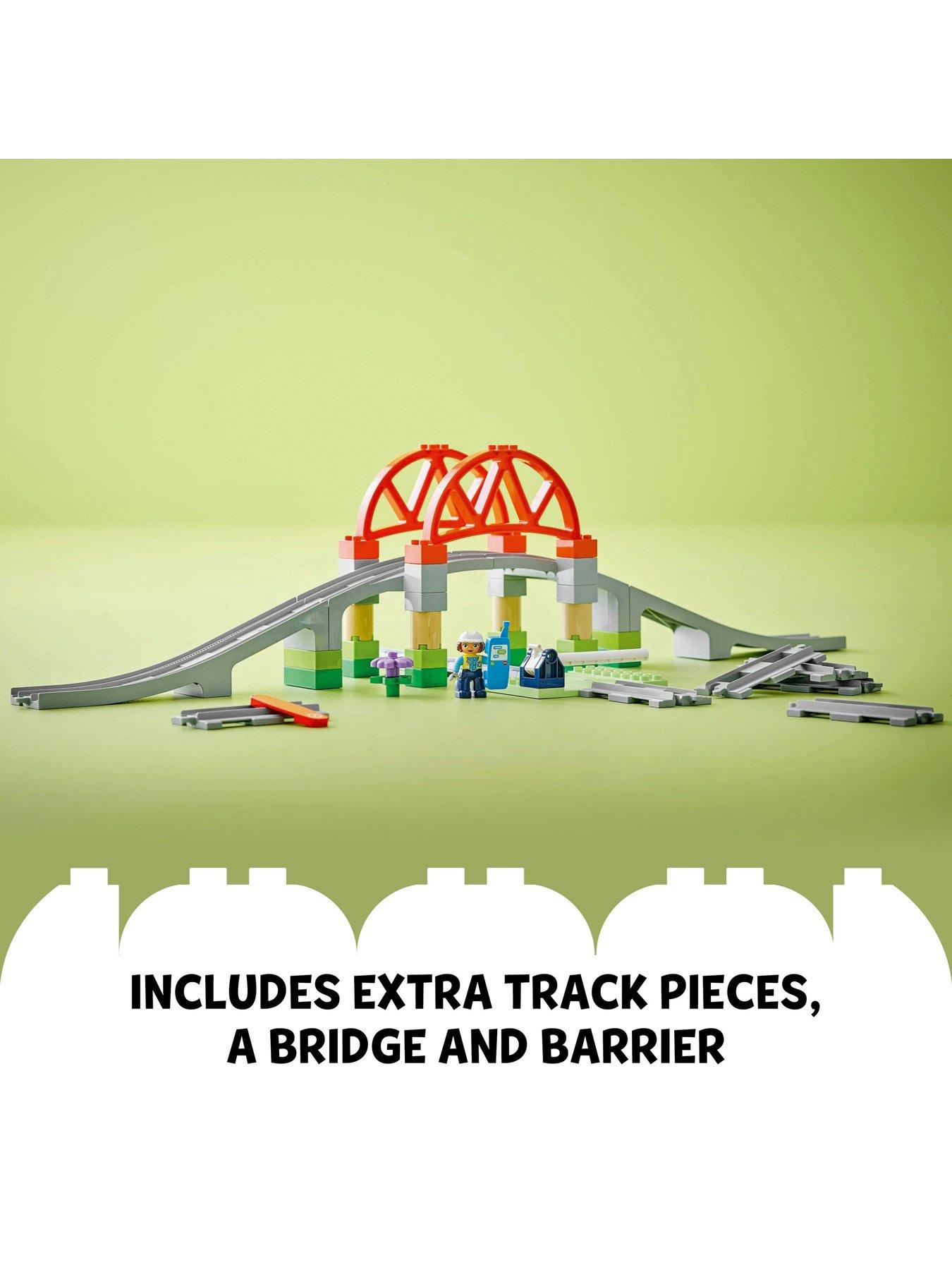 Image 4 of 7 of LEGO Duplo Train Bridge and Tracks Expansion Set 10426