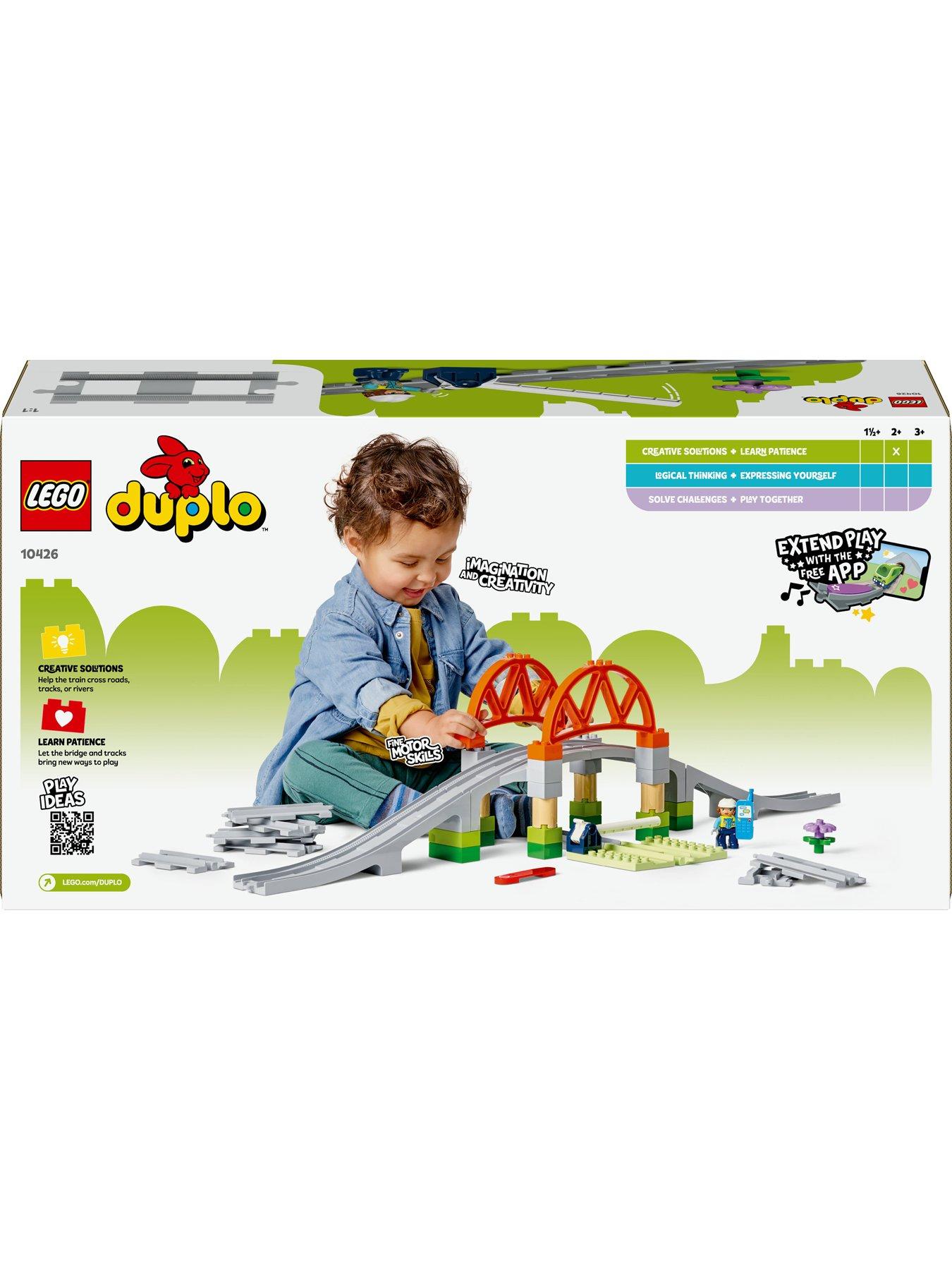 Image 6 of 7 of LEGO Duplo Train Bridge and Tracks Expansion Set 10426