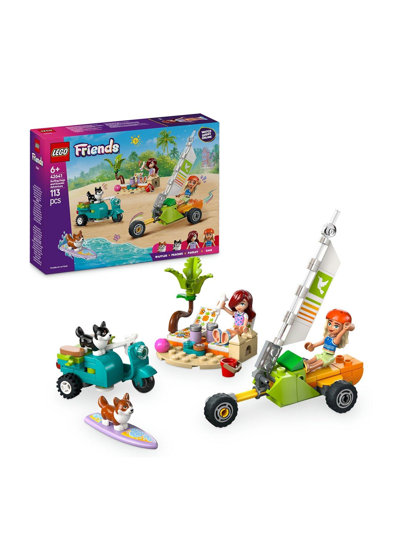 Image of LEGO Friends Surfing Dogs and Scooter Adventure 42641