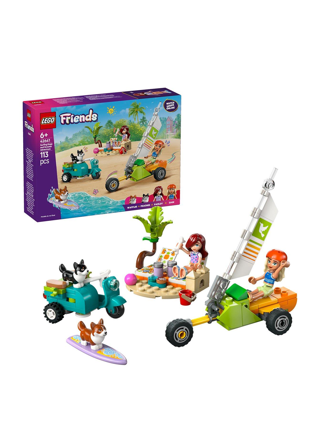 Image 1 of 7 of LEGO Friends Surfing Dogs and Scooter Adventure 42641